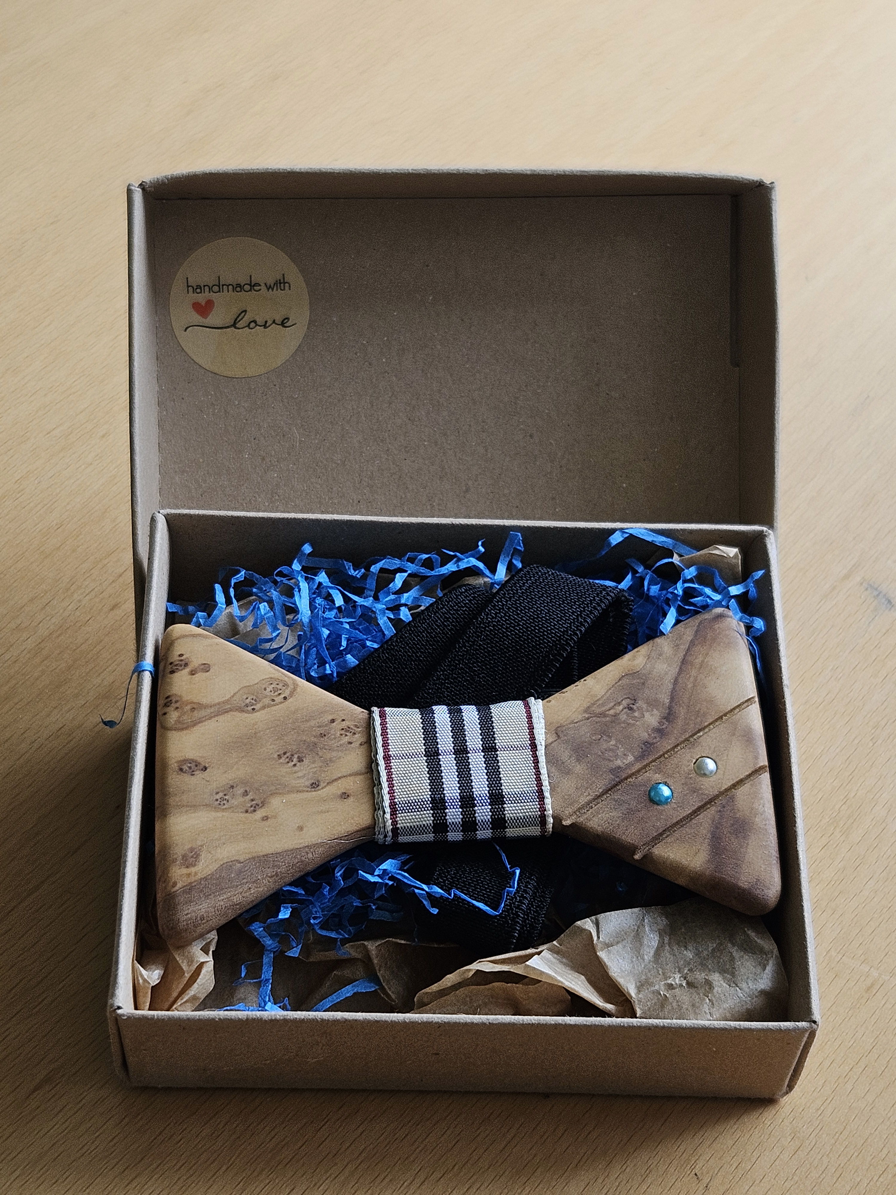 Handcrafted Wooden Bow-tie