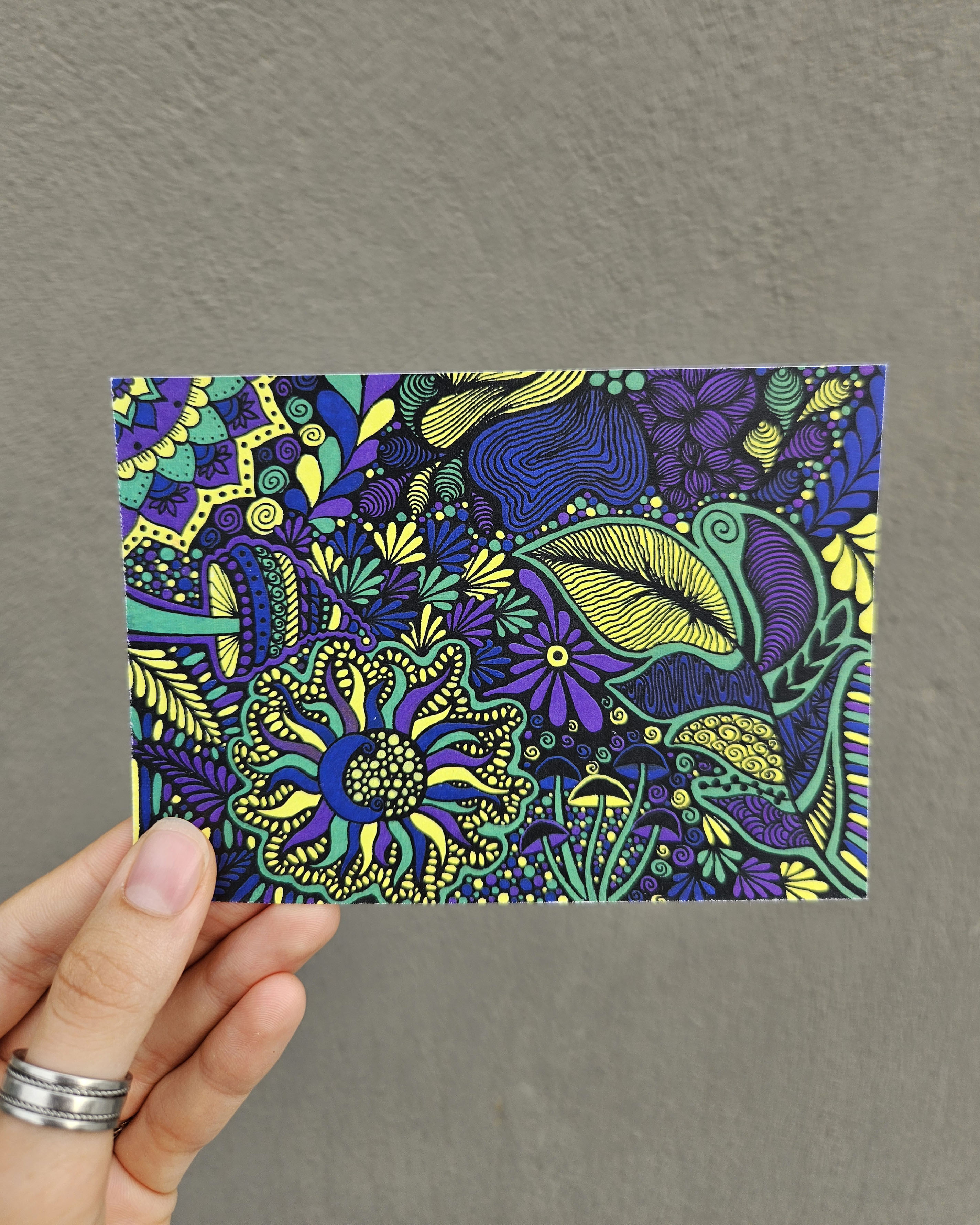A Handful Of Magic - Print Postcard