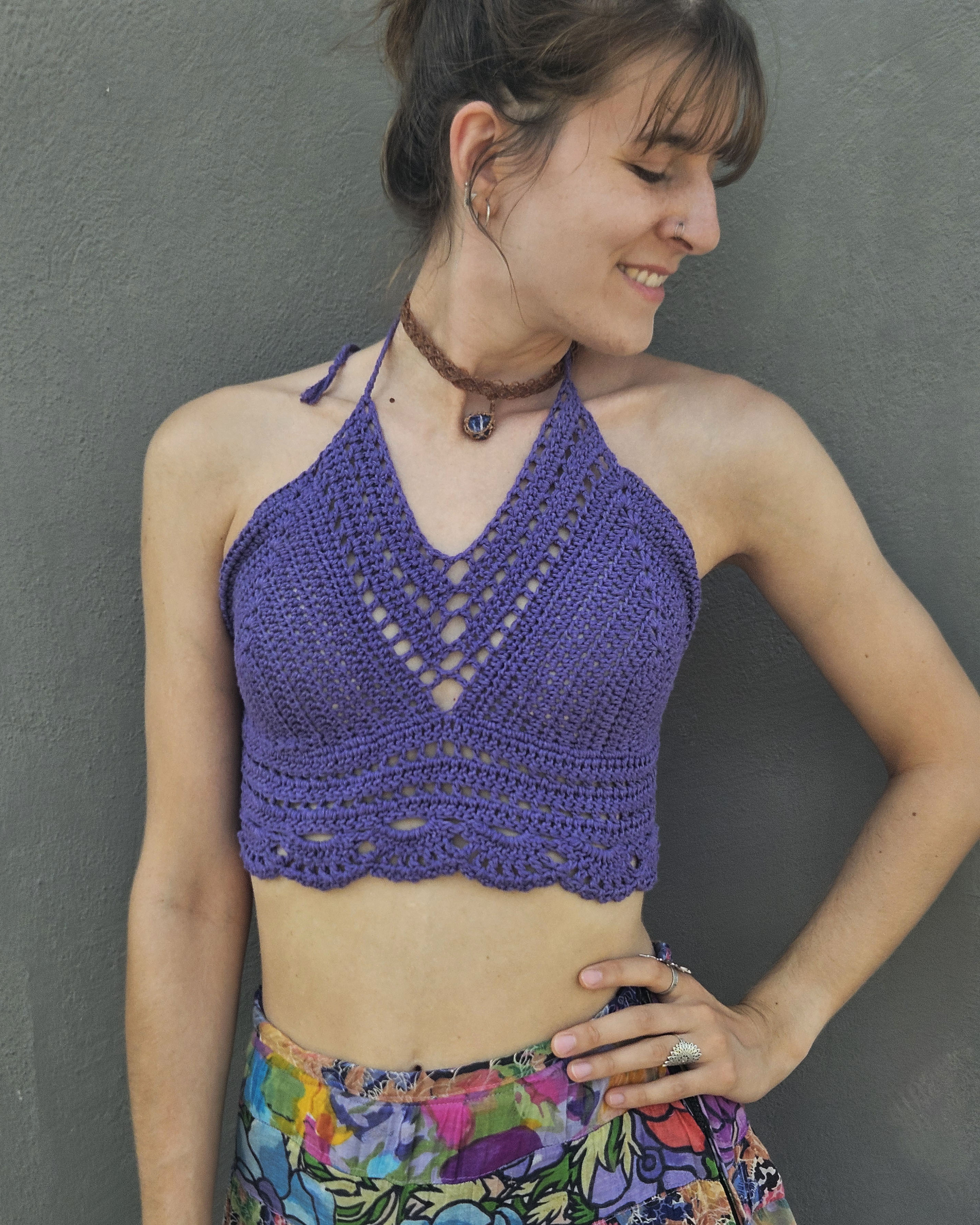 Boho Breeze Top - Grape