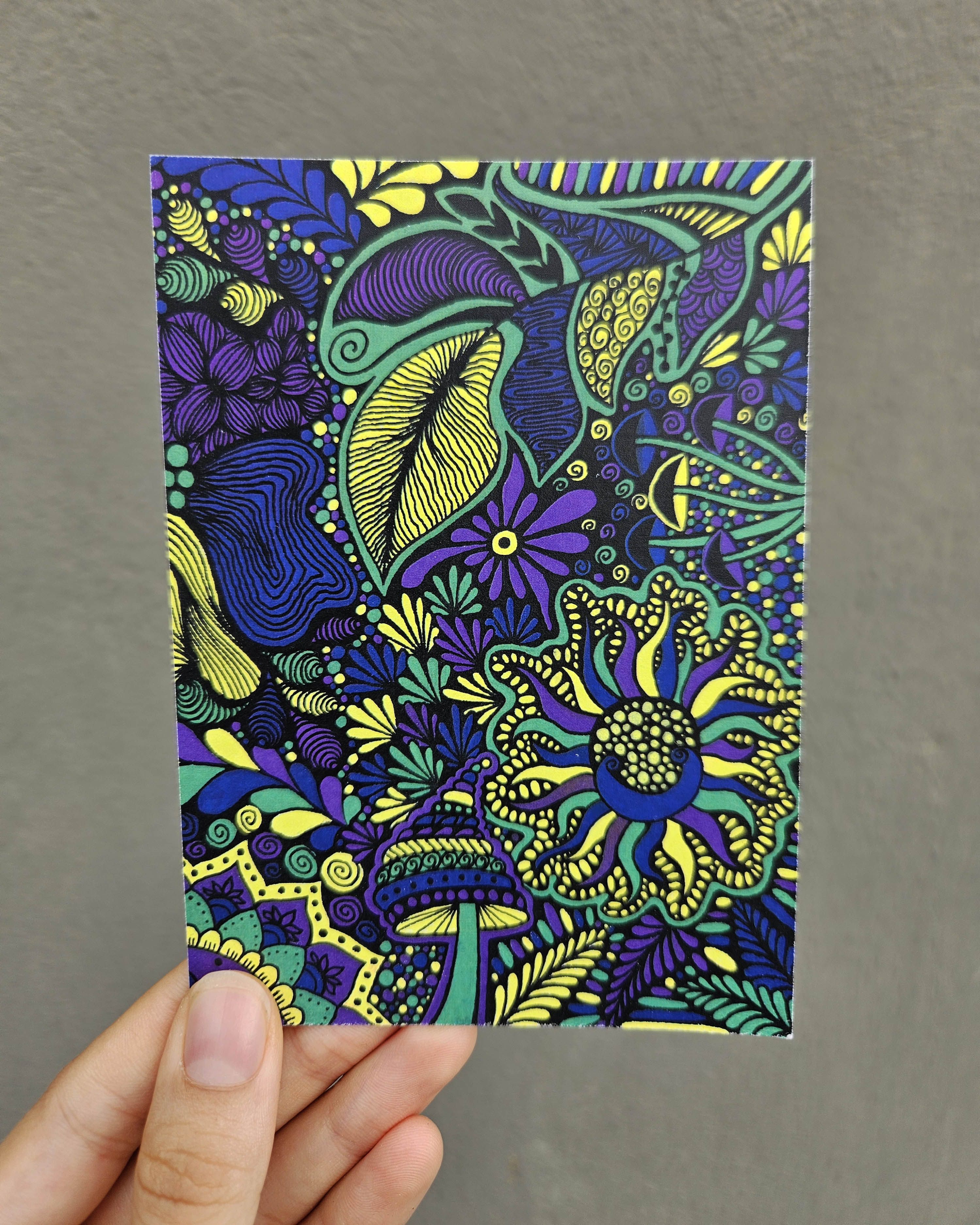 A Handful Of Magic - Print Postcard