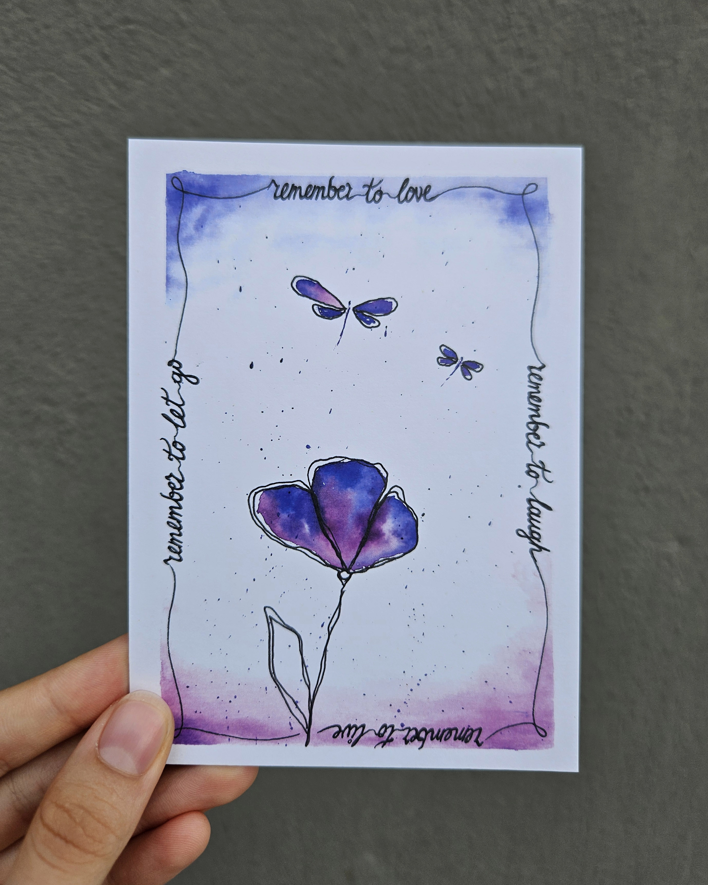 Remember... - Print Postcard