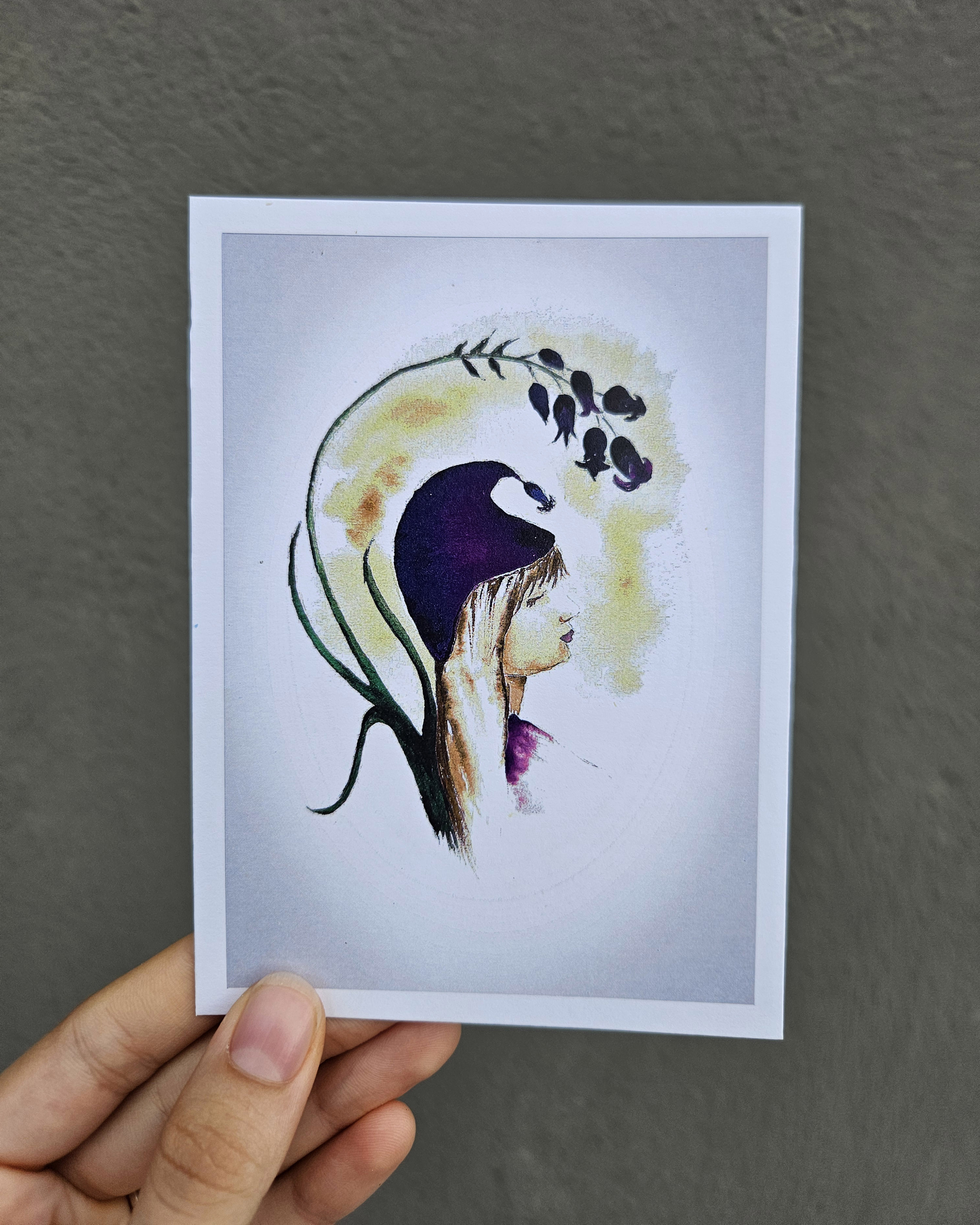Bluebell Elf - Print Postcard