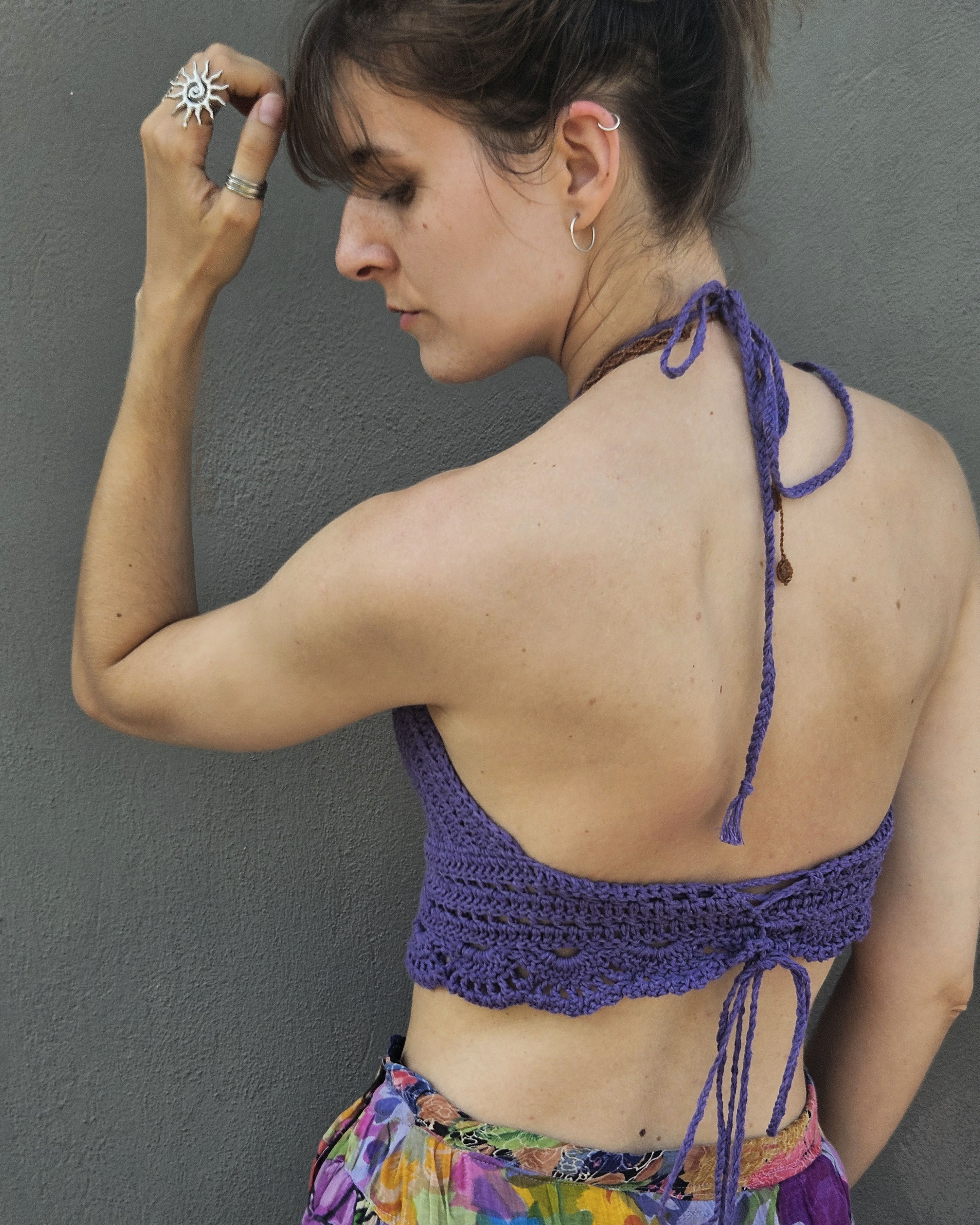 Boho Breeze Top - Grape