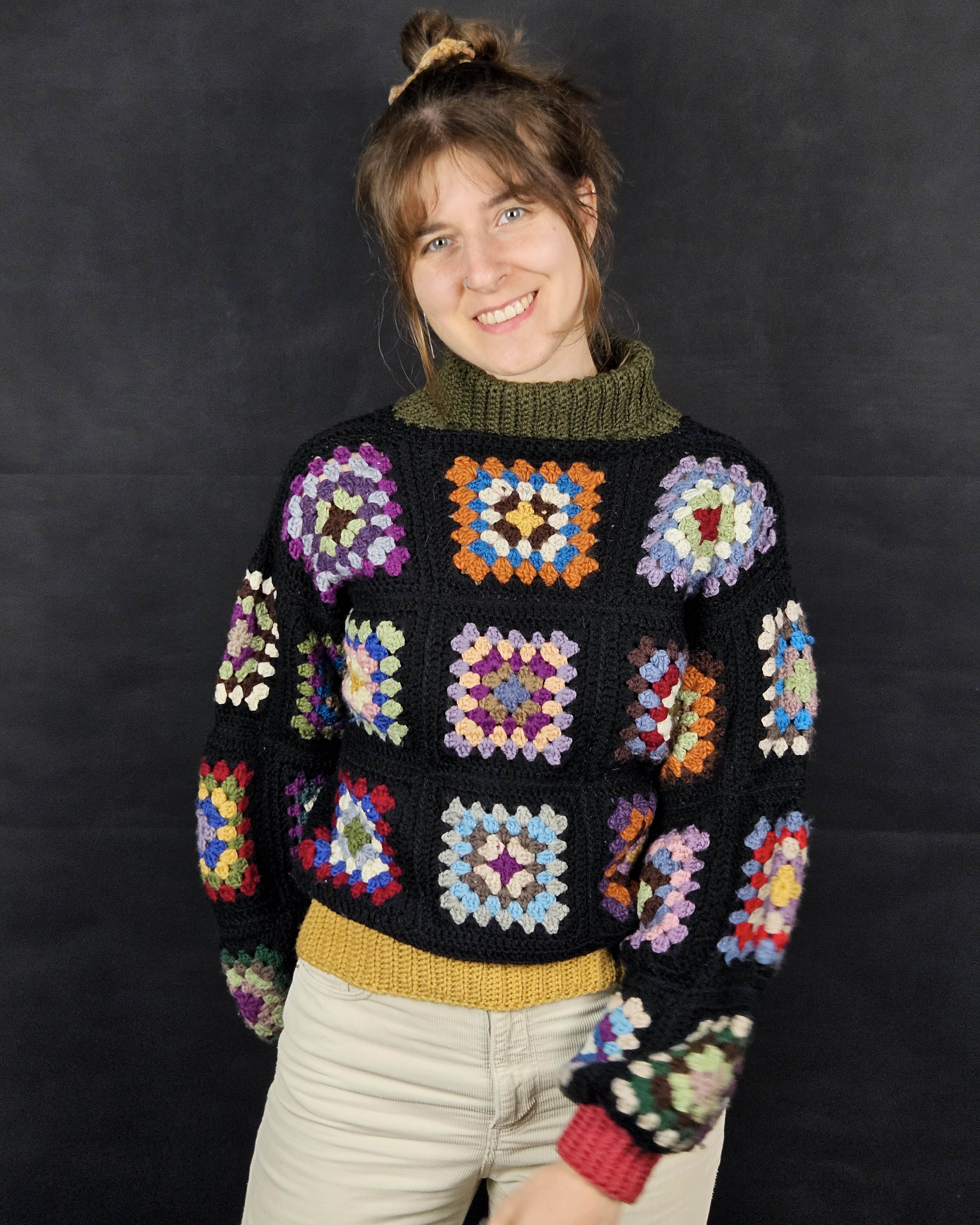 Granny Square Sweater