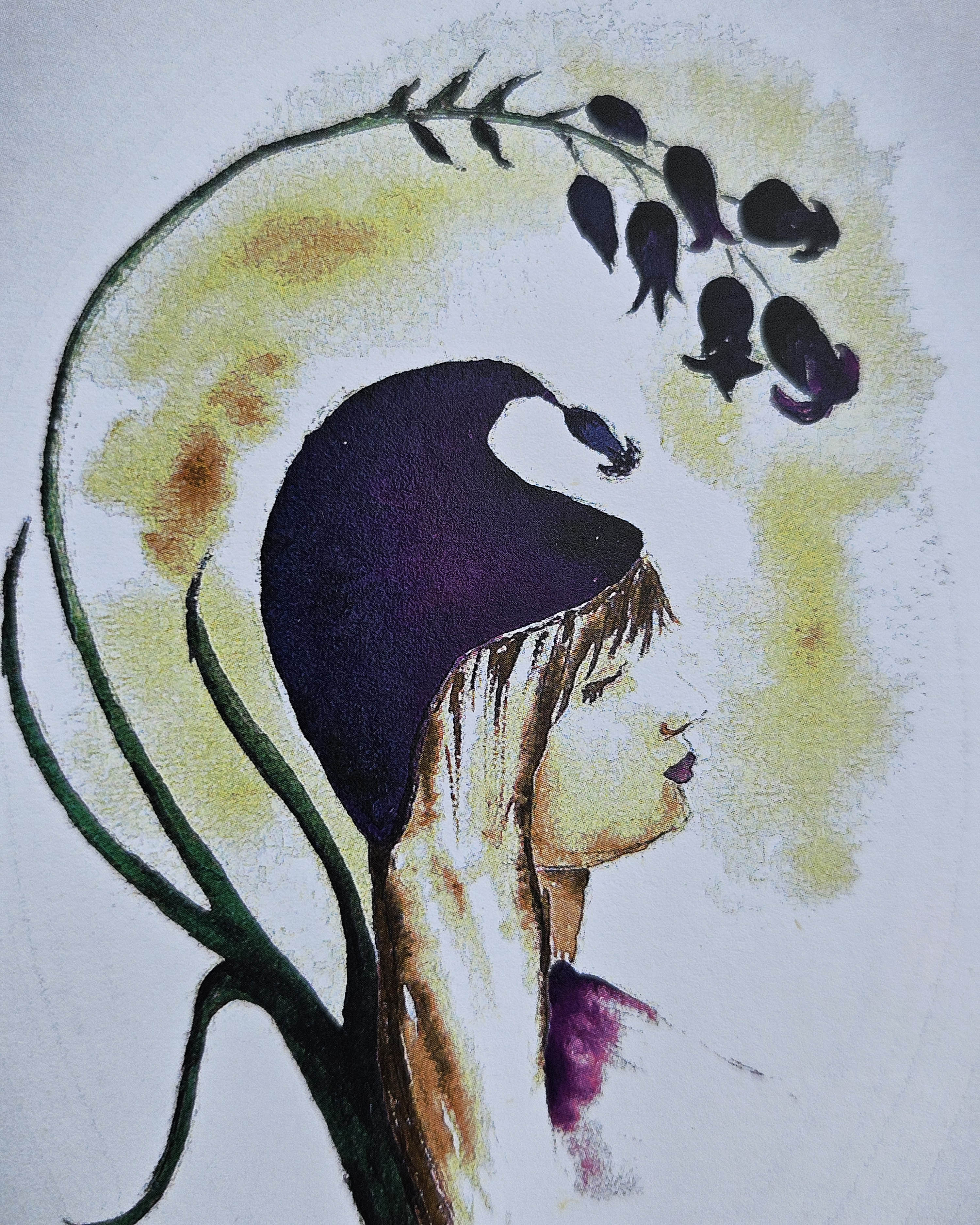 Bluebell Elf - Print Postcard