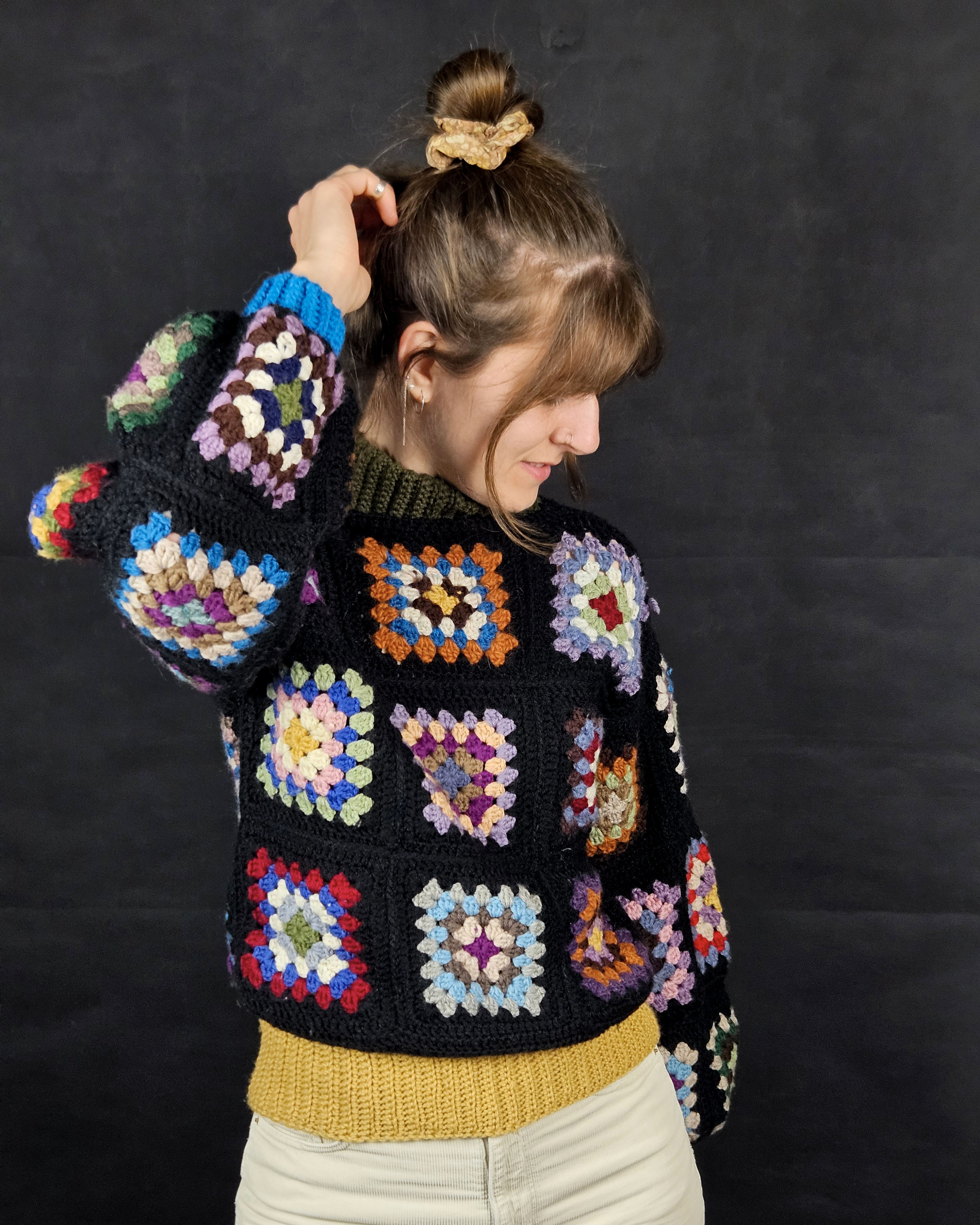 Granny Square Sweater