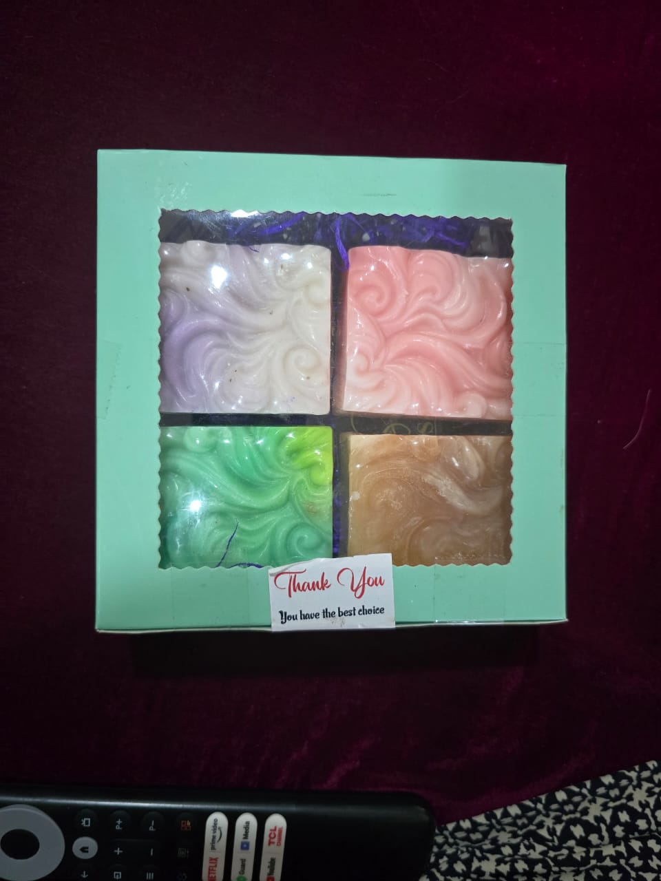 Handcrafted Rectangle Soaps set of 4