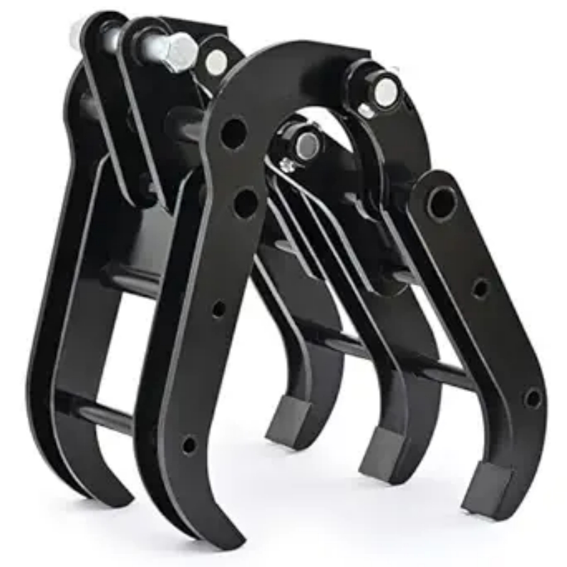 Mini Excavator Accessories with Narrow Bucket, Ripper, Rake, Grapple, Quick Hitch, Mud Bucket, Mini Excavator Accessory Kit, Free Mini Excavator Attachment Link Pin