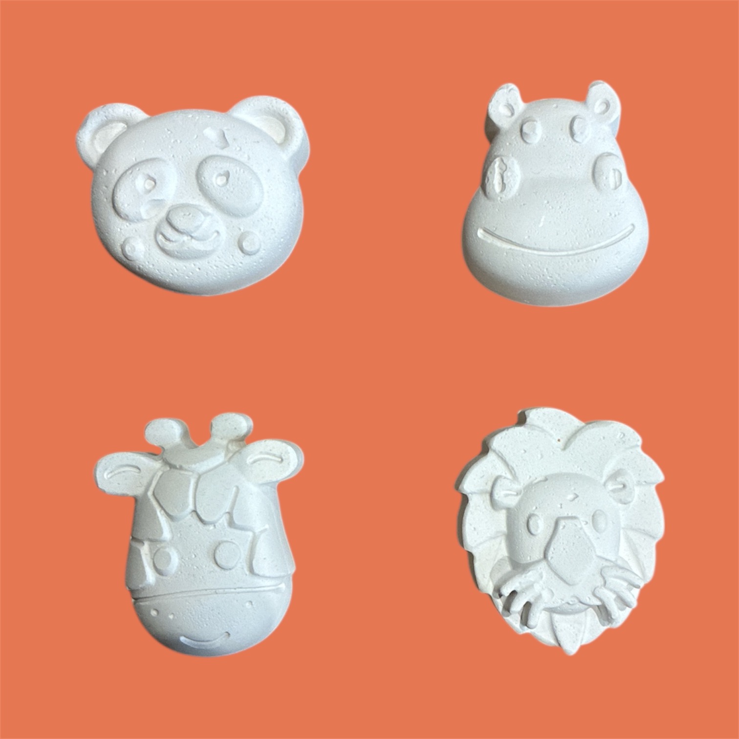 Animaux de la savane x4