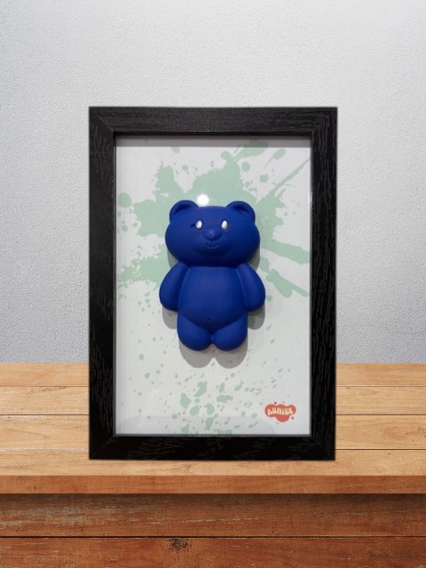 Cadre ourson bleu