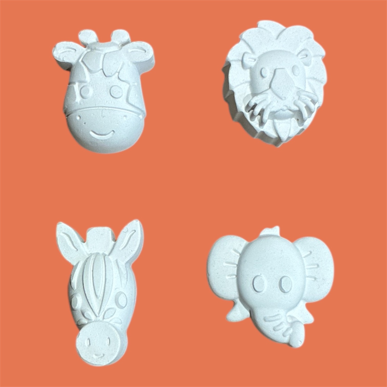 Animaux de la savane x4