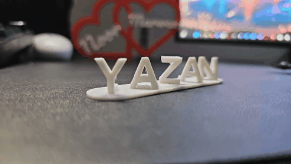 Flip Name Illusion – Personalized  Nameplate