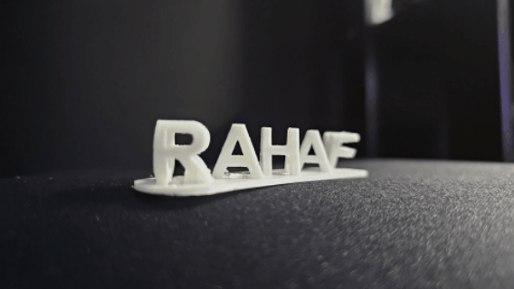 Flip Name Illusion – Personalized  Nameplate