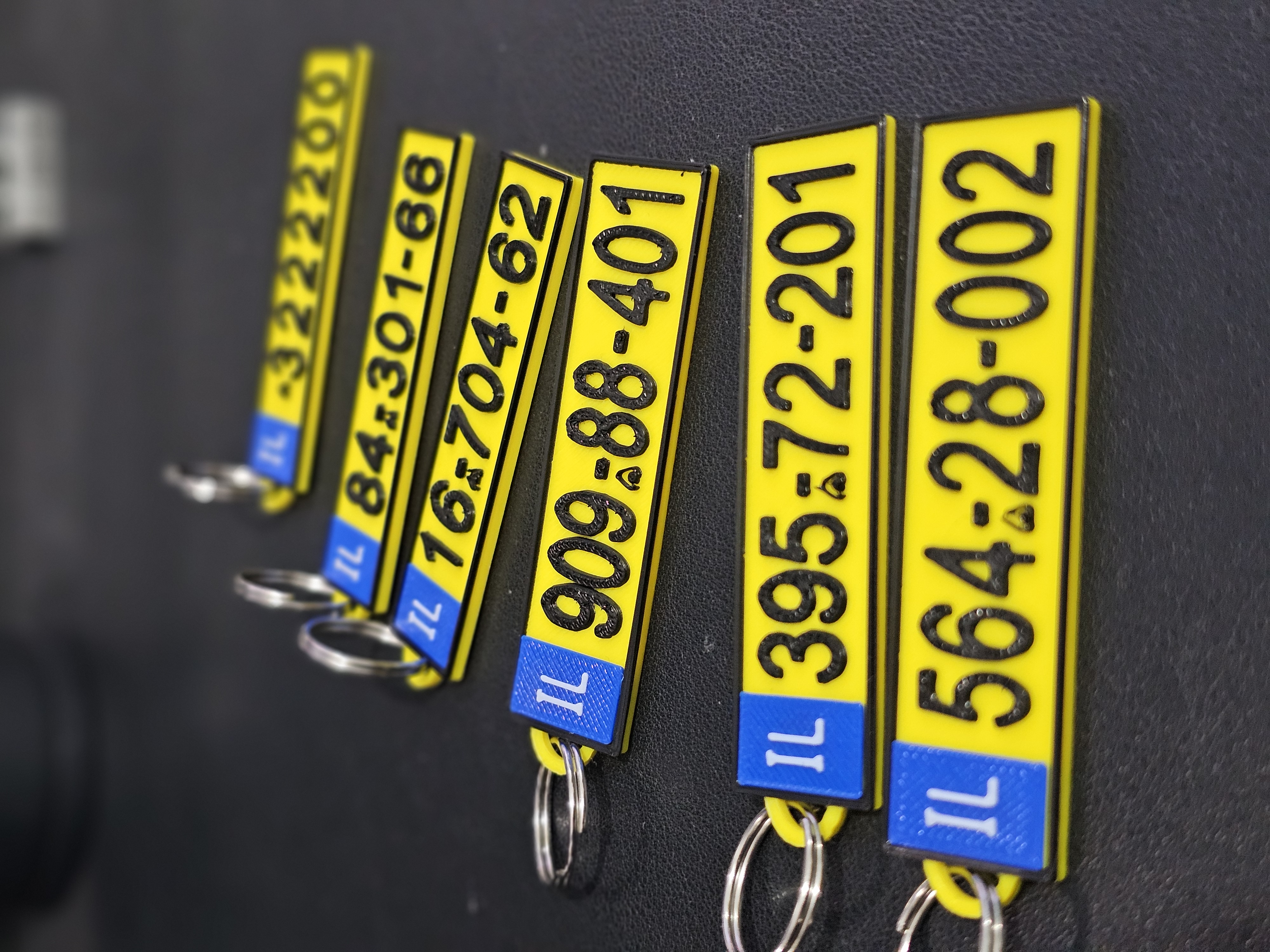 Custom License Plate KeyChain