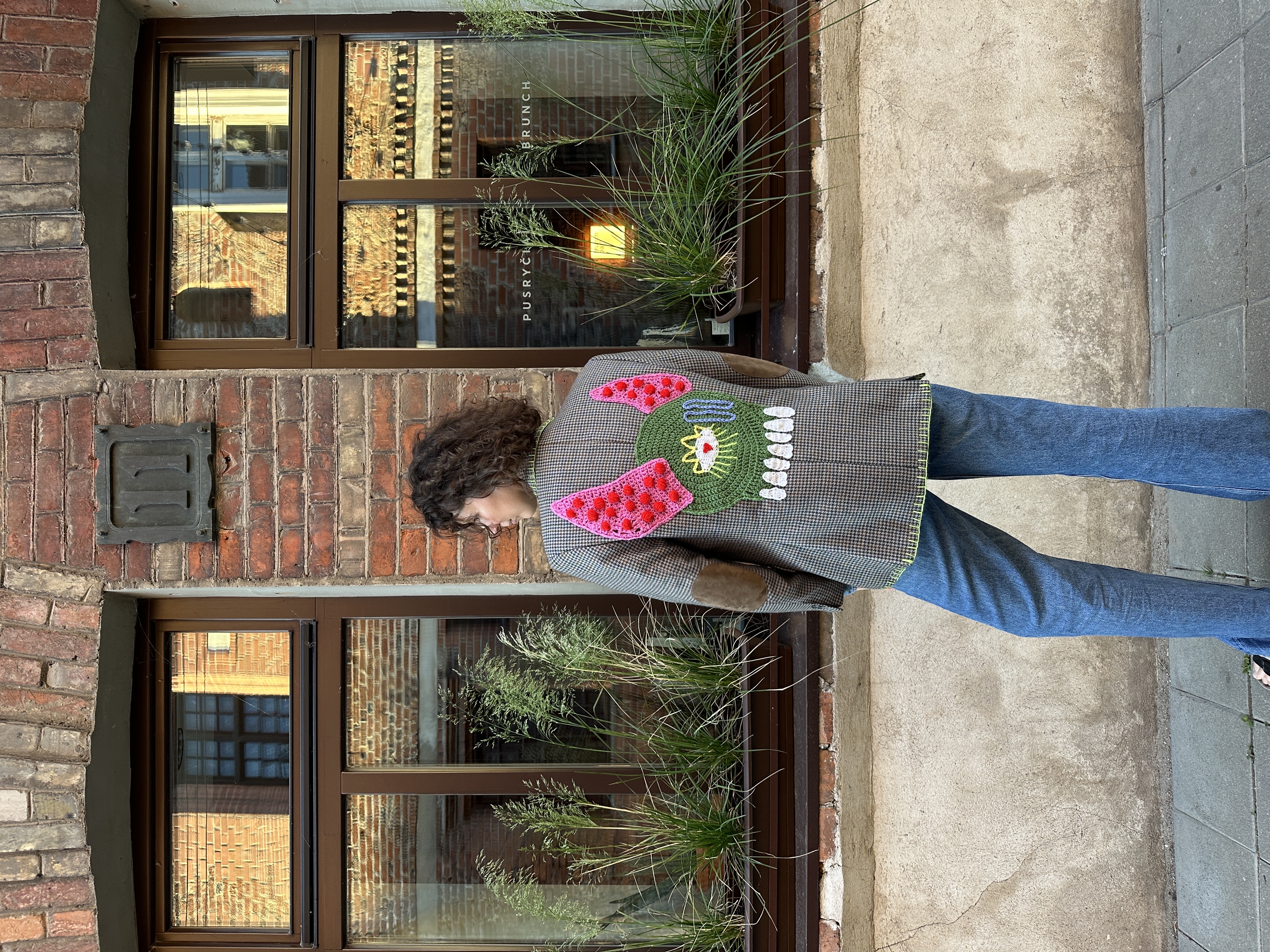 'Velnias' vilnonis švarkas