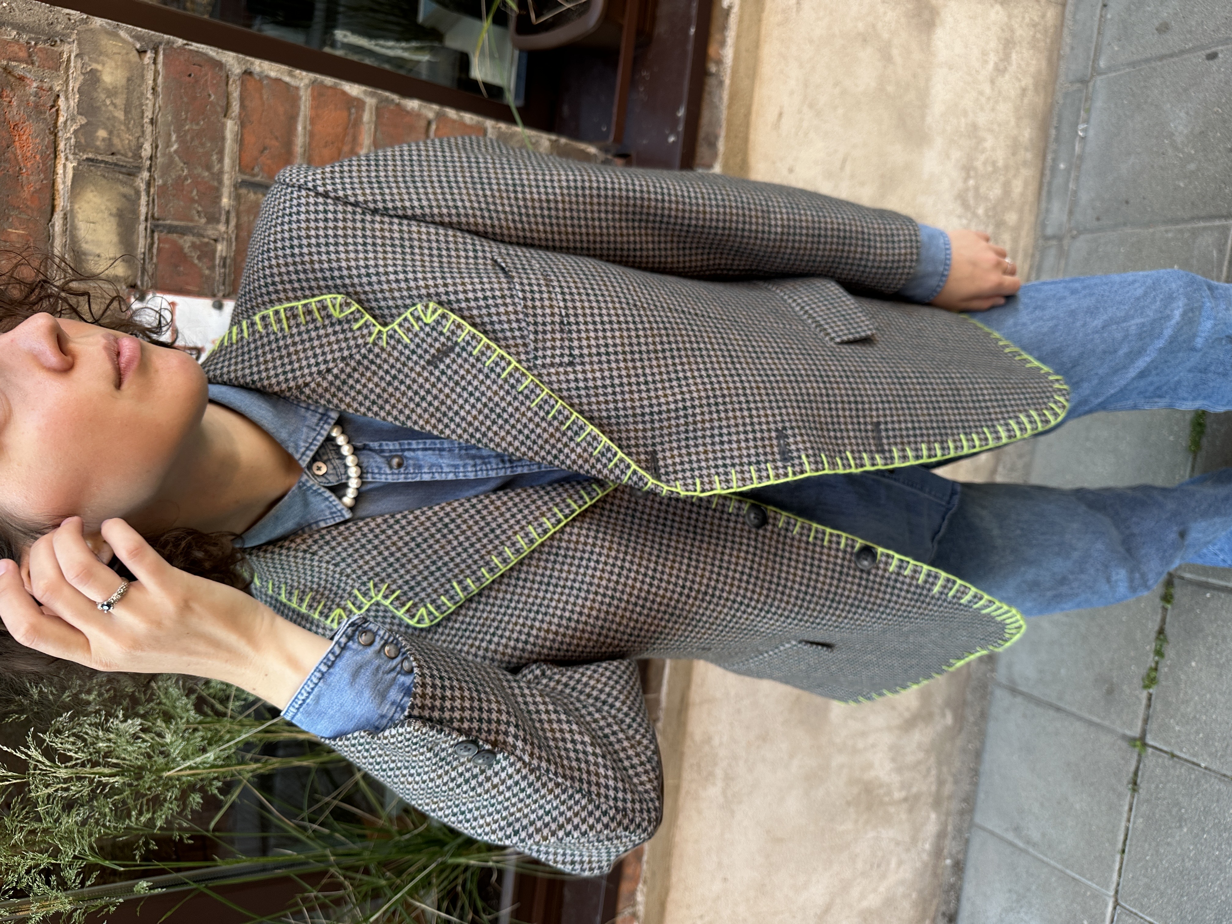 'Velnias' vilnonis švarkas