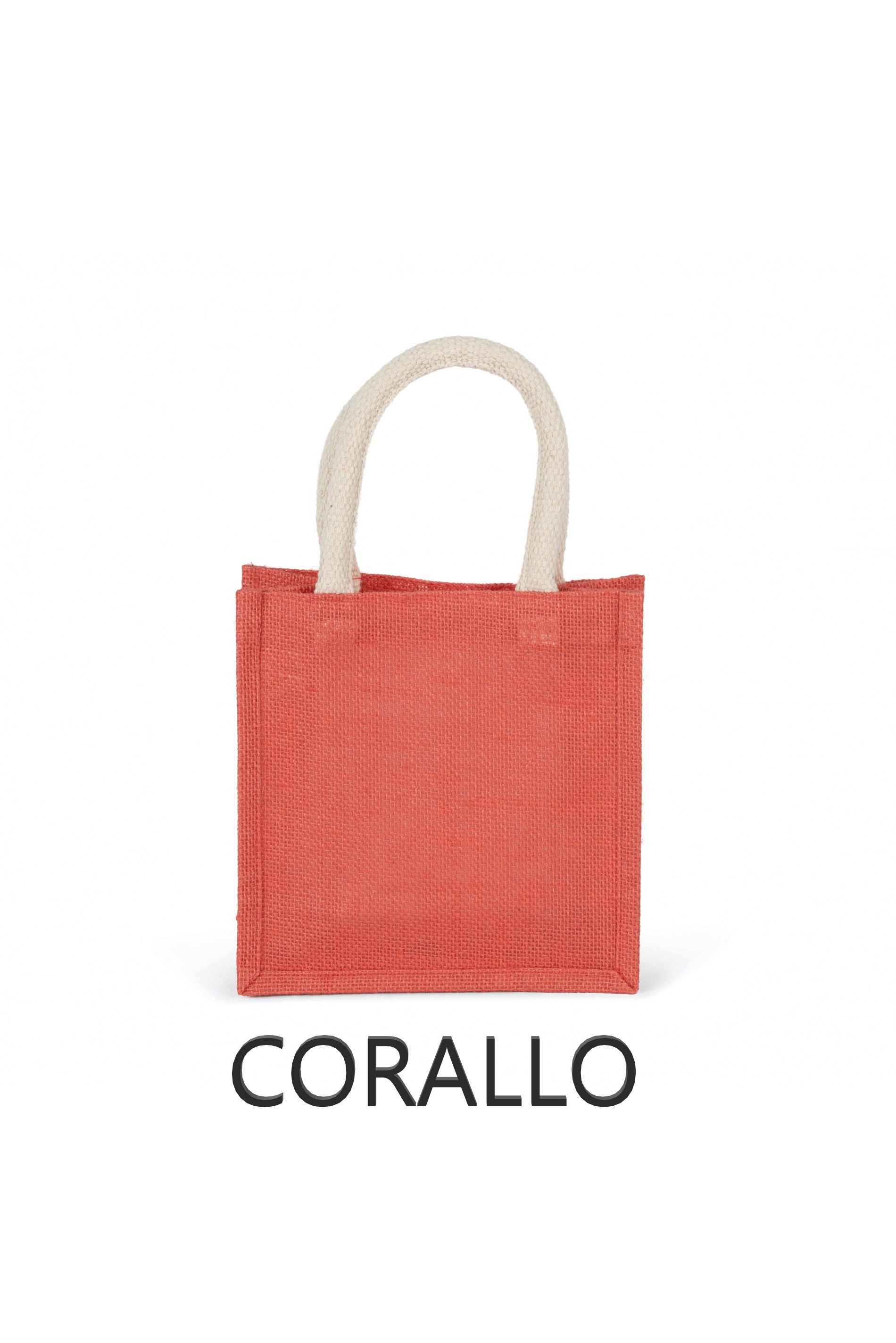 Mini Borsa in Juta - Personalizzabile