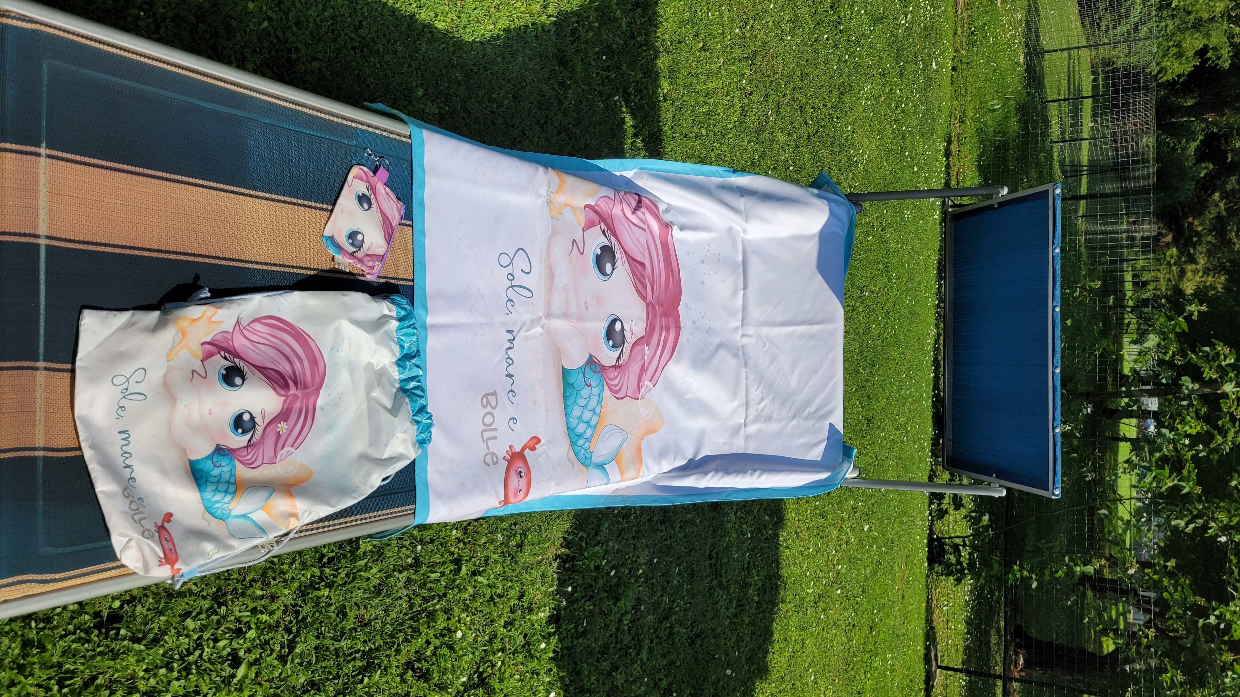 🌞 Set Mare/Piscina Bambini e Mamme – 3 pezzi pratici, leggeri e impermeabili 🌞