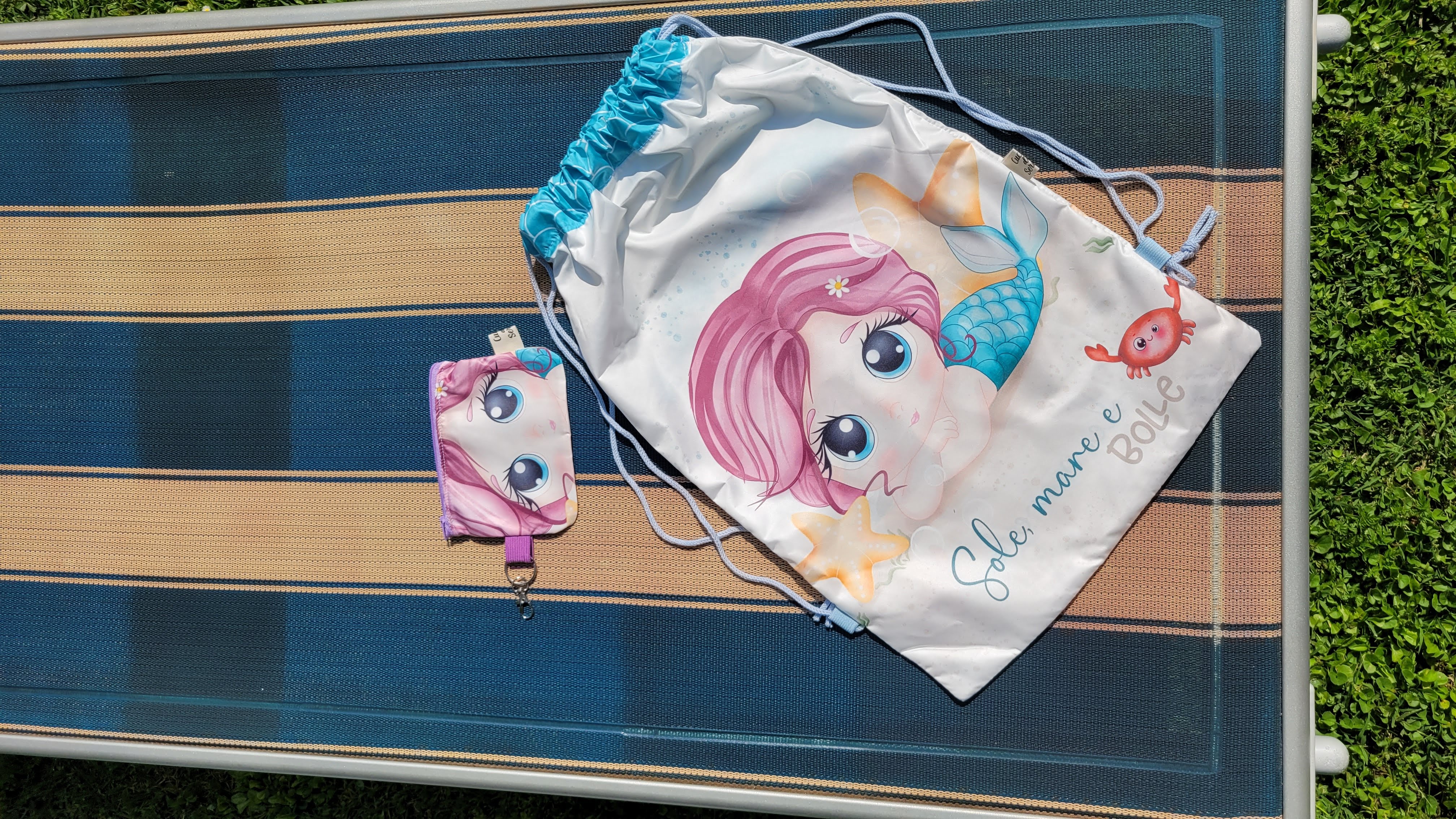 🌞 Set Mare/Piscina Bambini e Mamme – 3 pezzi pratici, leggeri e impermeabili 🌞