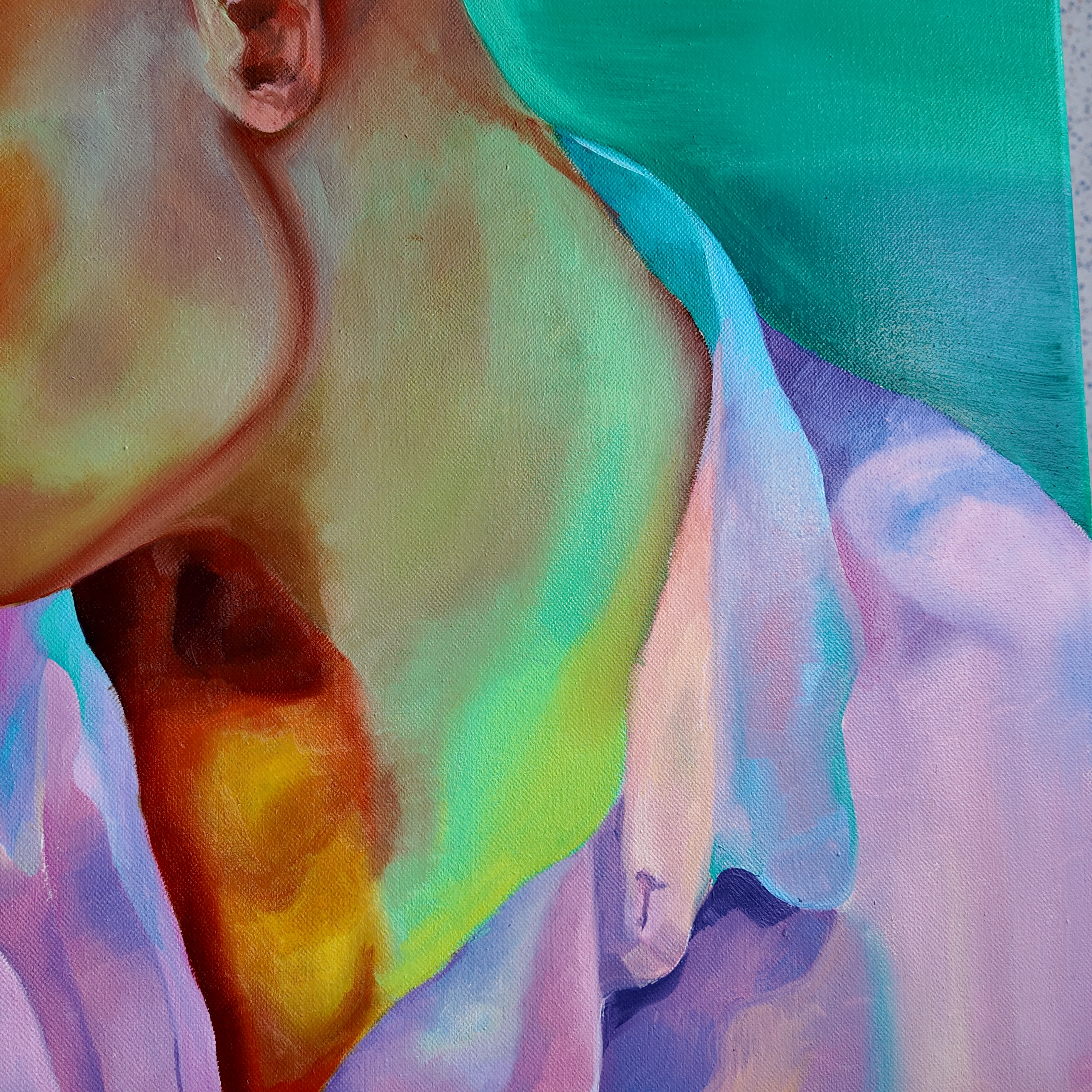 "NOUS DEUX" - Peinture à l'huile