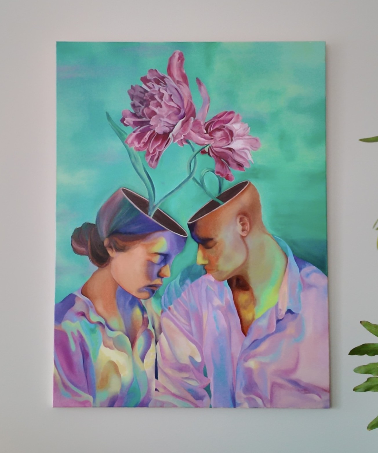 "NOUS DEUX" - Peinture à l'huile