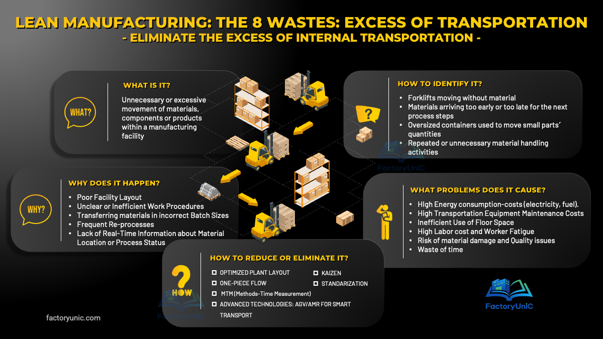 Lean Manufacturing: The 8 Wastes – Excess of Transportation (PDF)