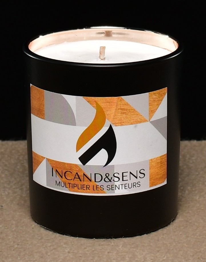 Bougies parfumées artisanales 240gr Noir