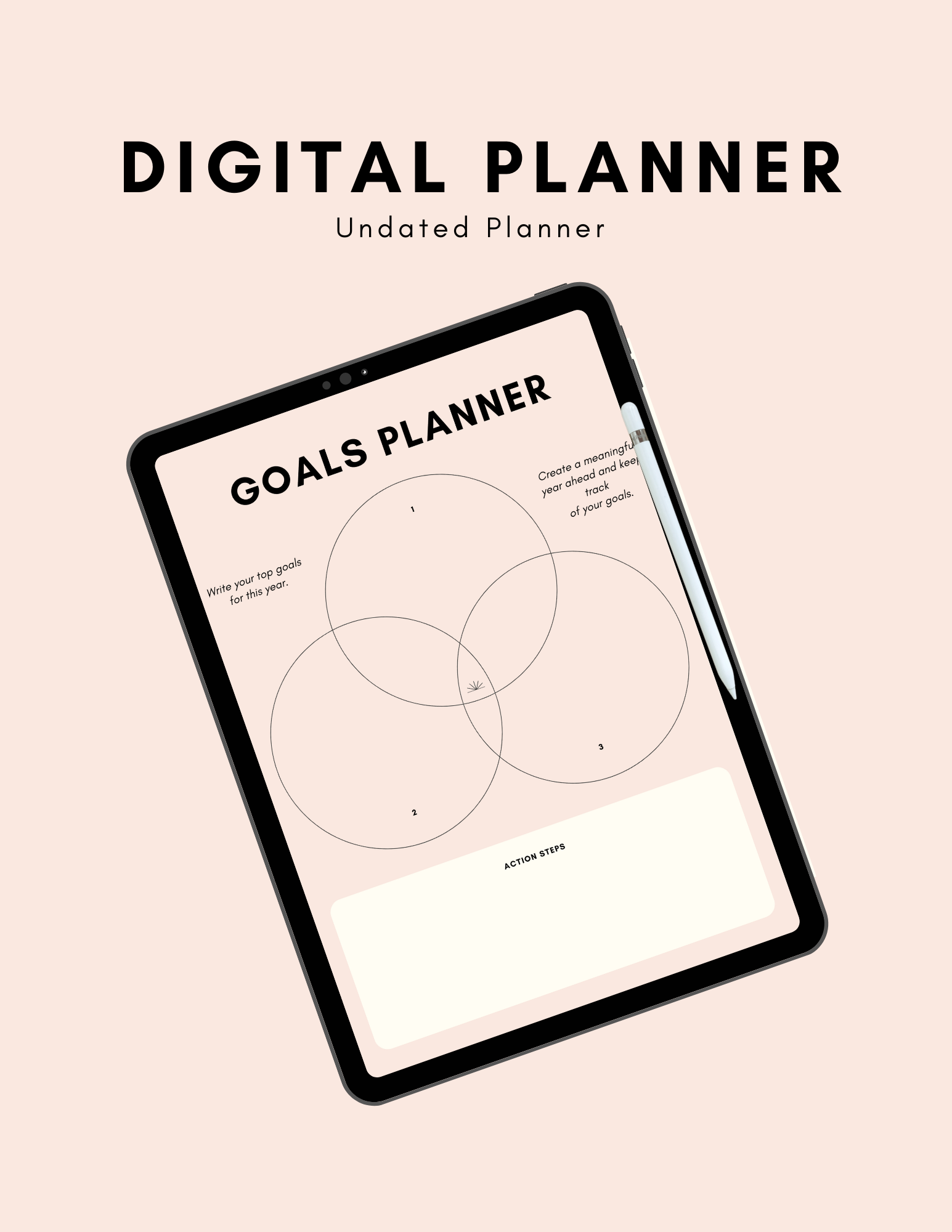 Ultimate Digital Planner | Goal-Setting, Habit Tracking & Weekly Reflections