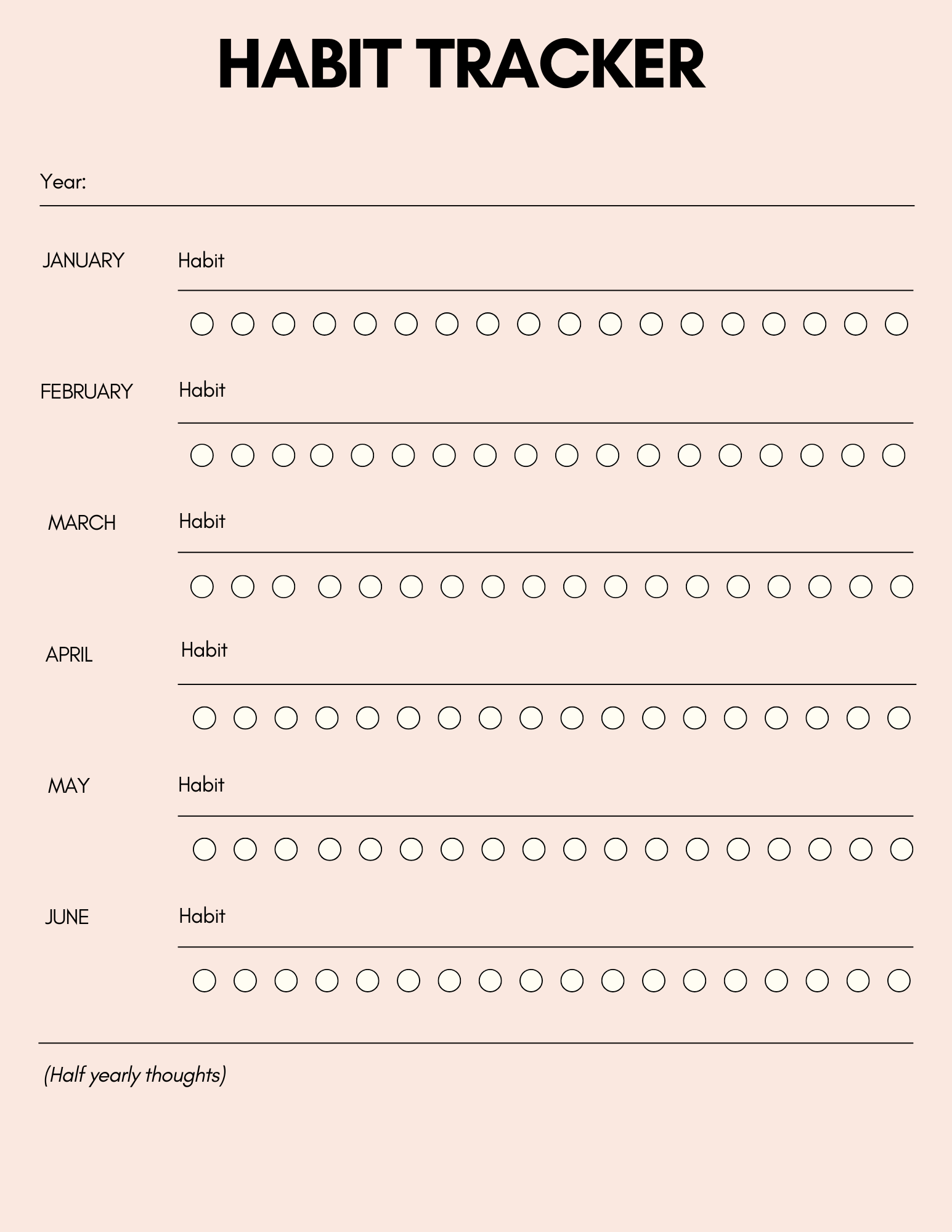 Ultimate Digital Planner | Goal-Setting, Habit Tracking & Weekly Reflections