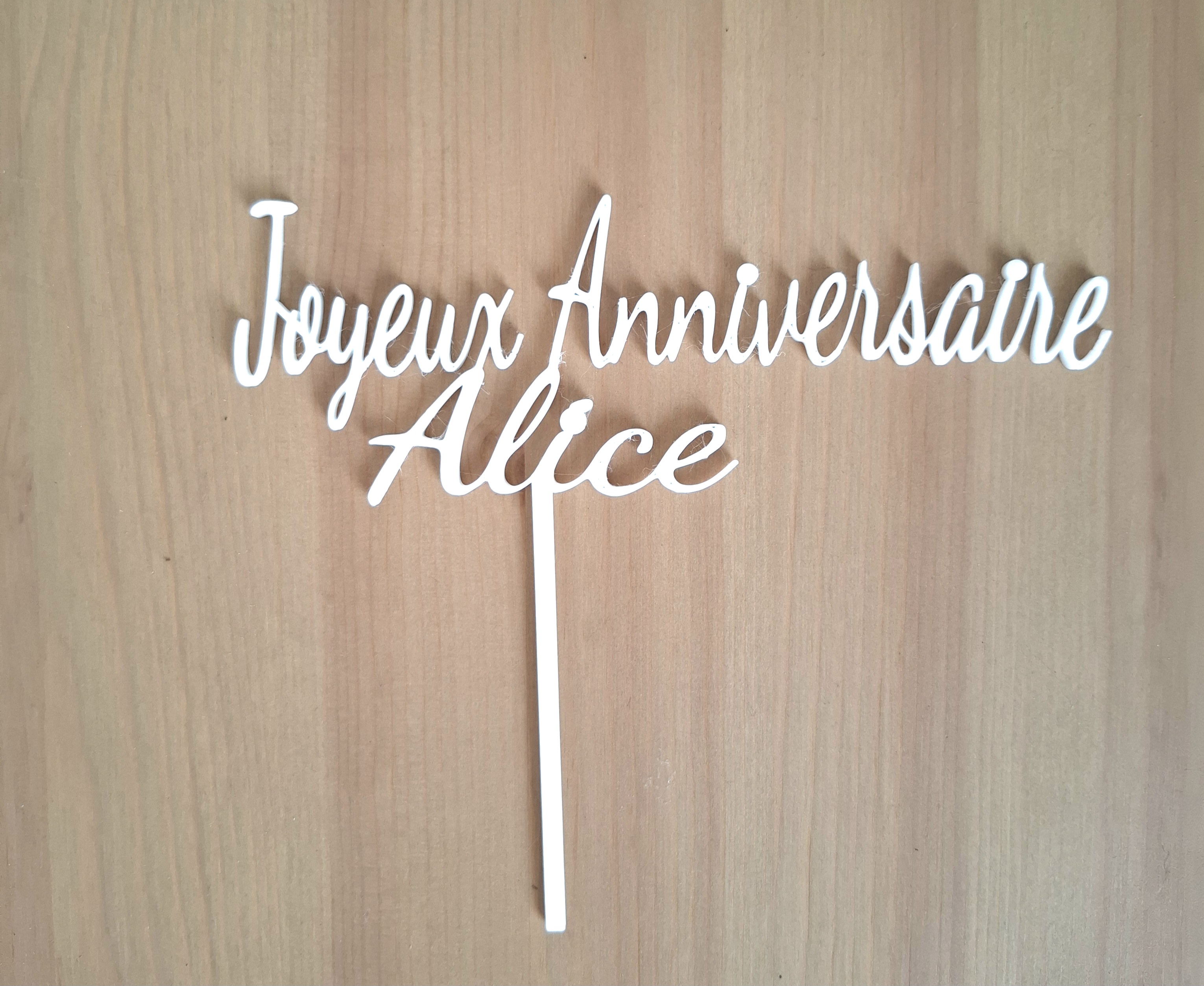 Topper Personnalisé
