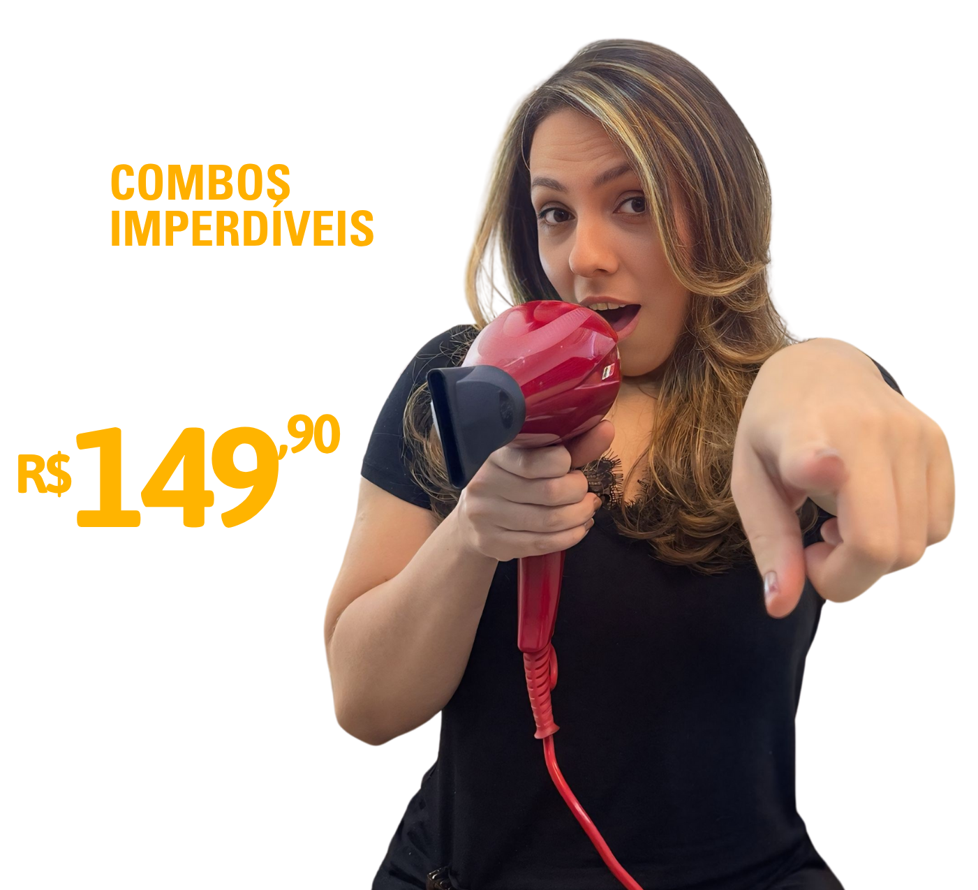 Combo hidratação + escova