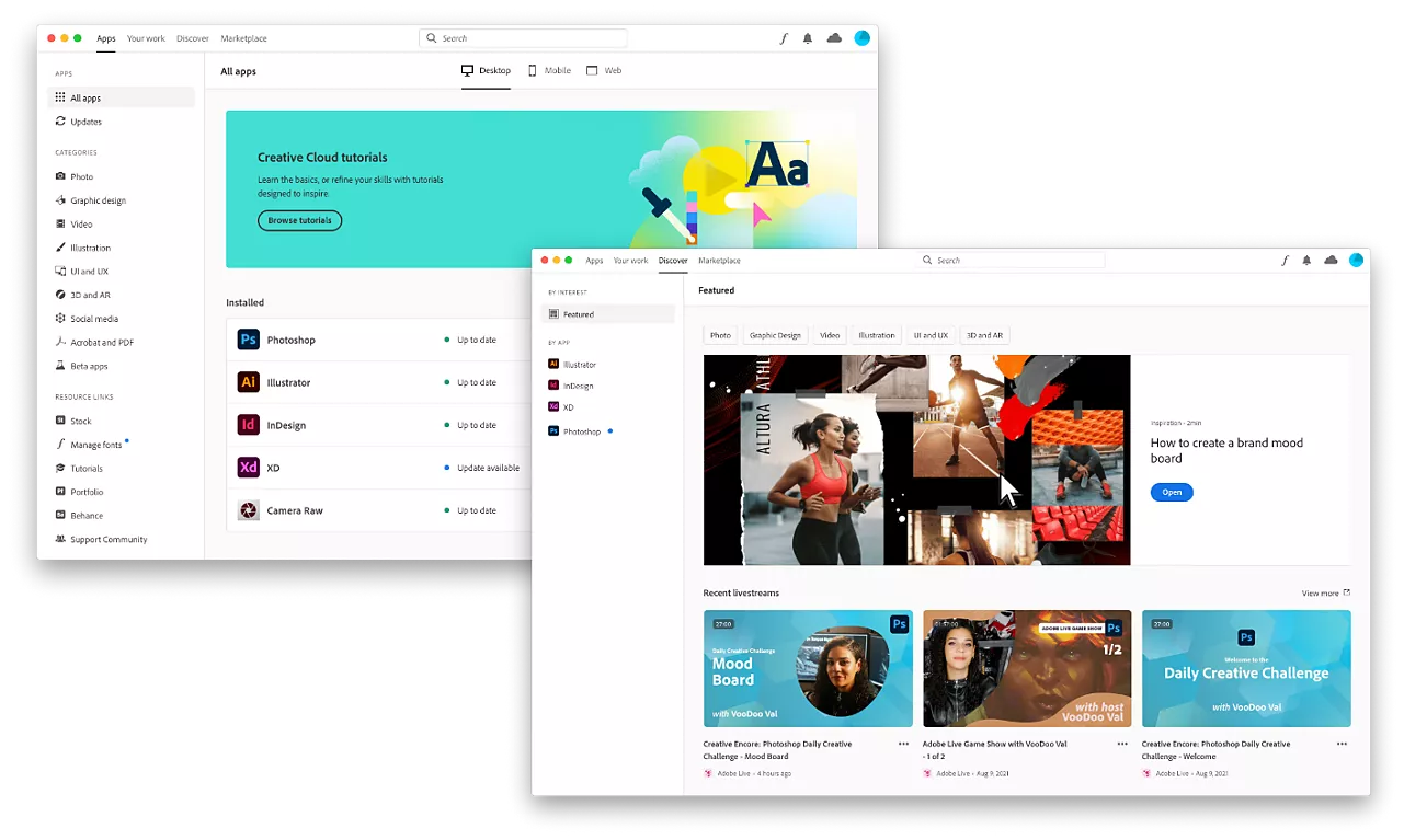 Adobe creative cloud 