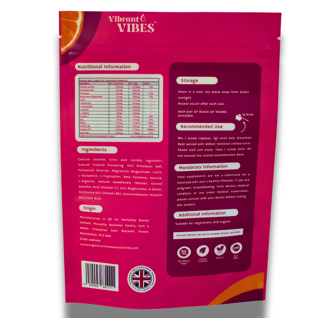 Vibrant Vibes Premium Electrolyte Powder