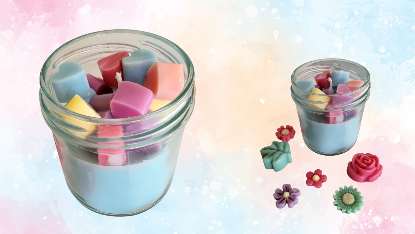 Velas aromáticas medicinales con melt wax (25 horas)