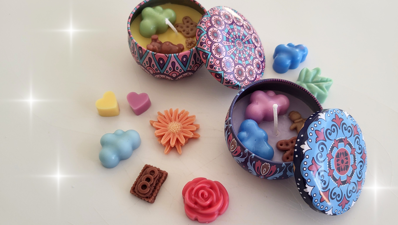 Velas artesanales aromáticas (100mL, 10 horas)