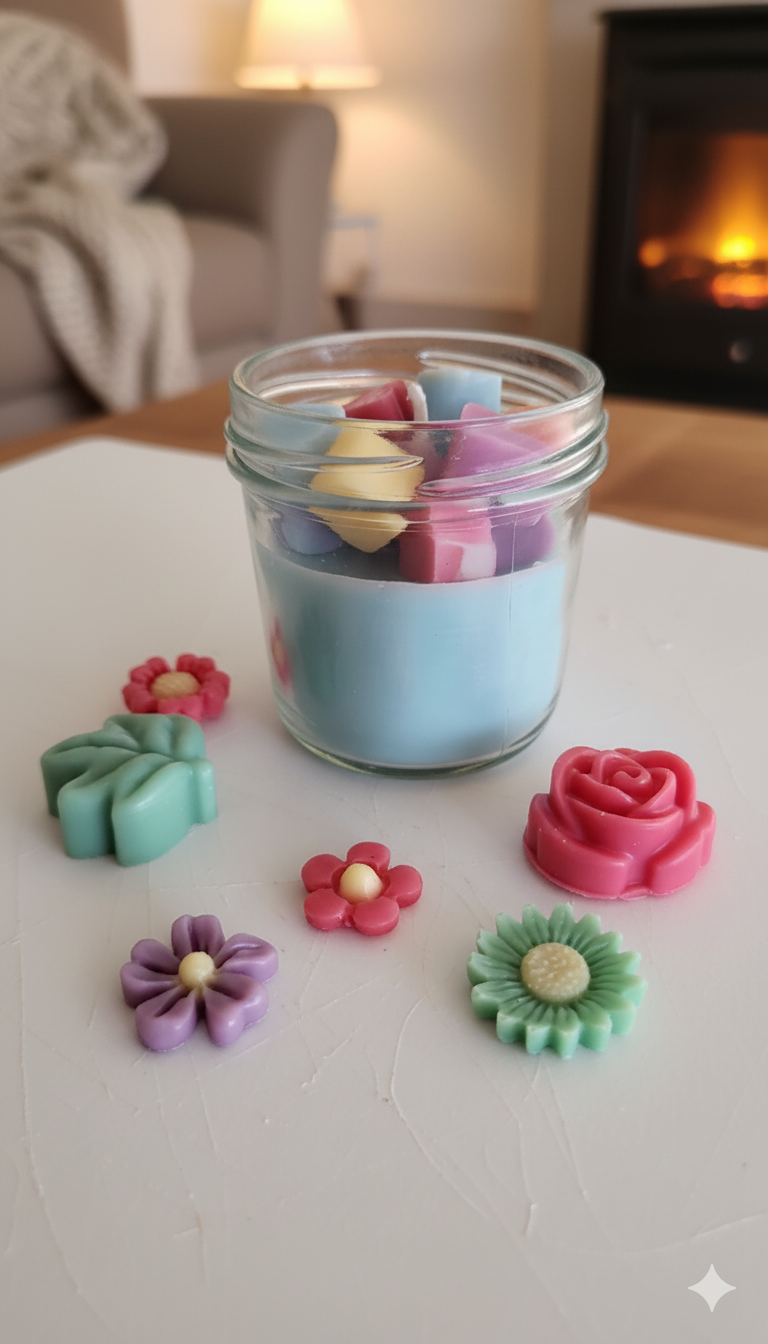 Velas aromáticas medicinales con melt wax (25 horas)