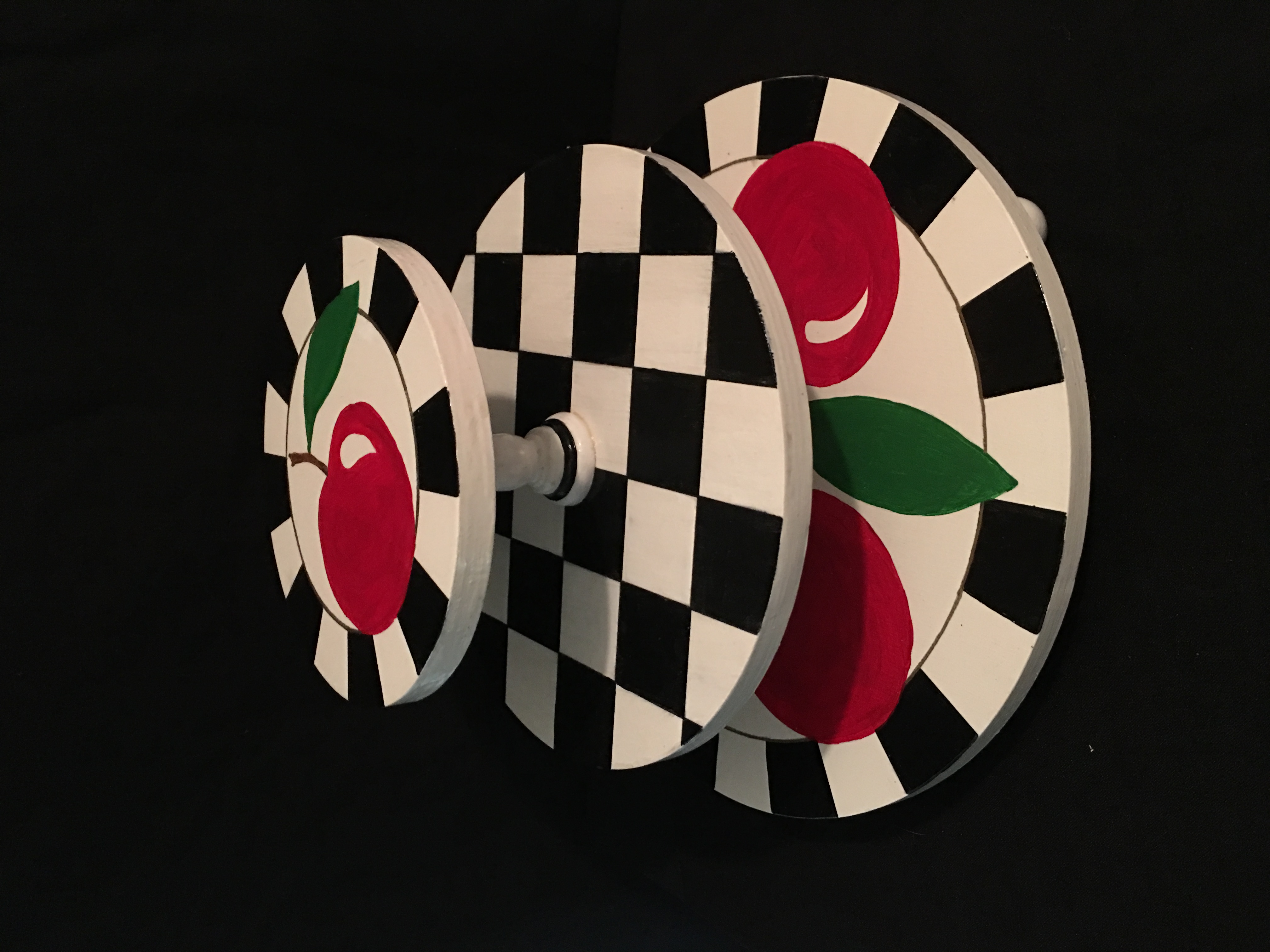 Cherries, 3 tier revolving tray