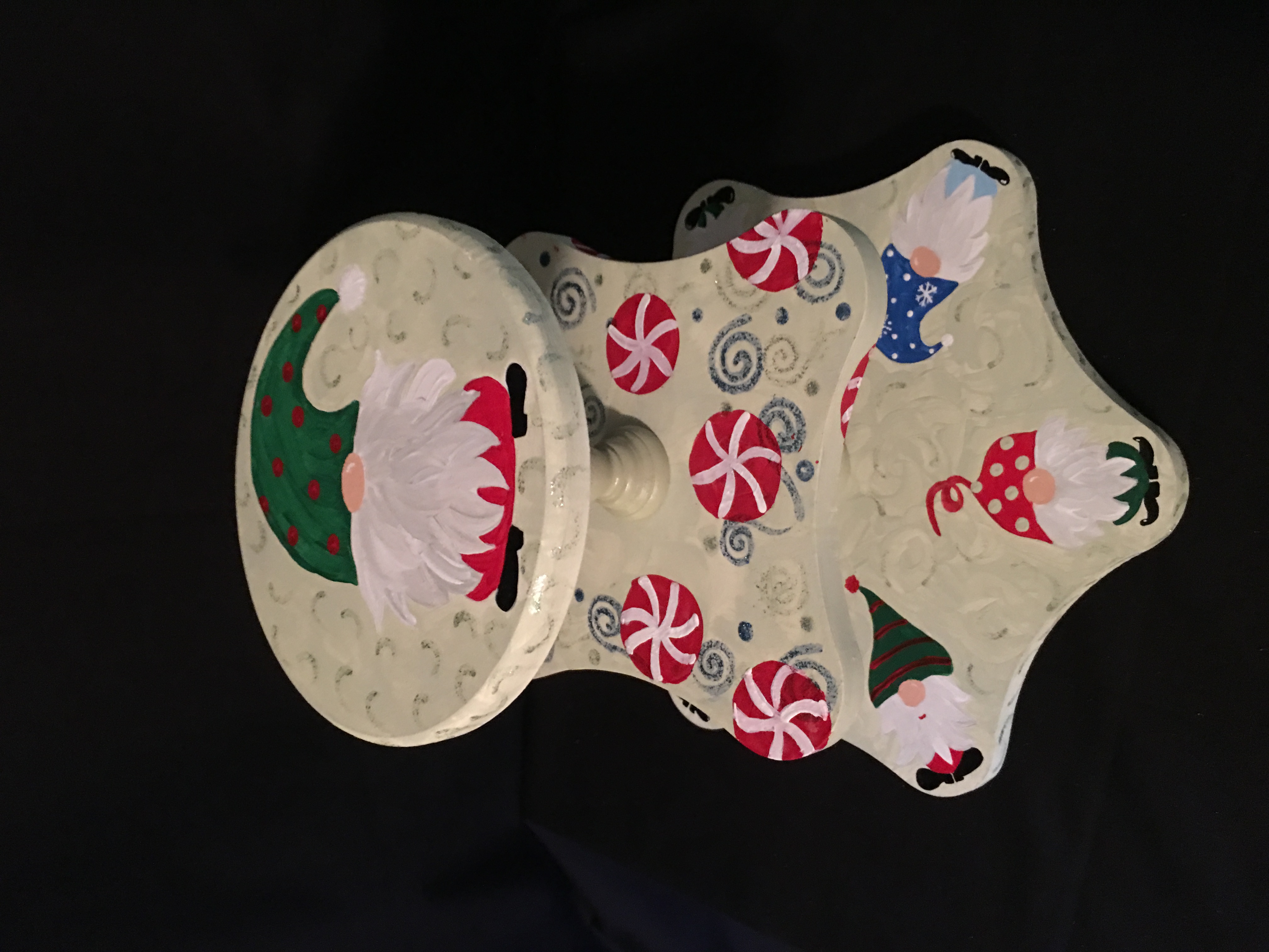 Gnomes Tray, 3 tier revolving