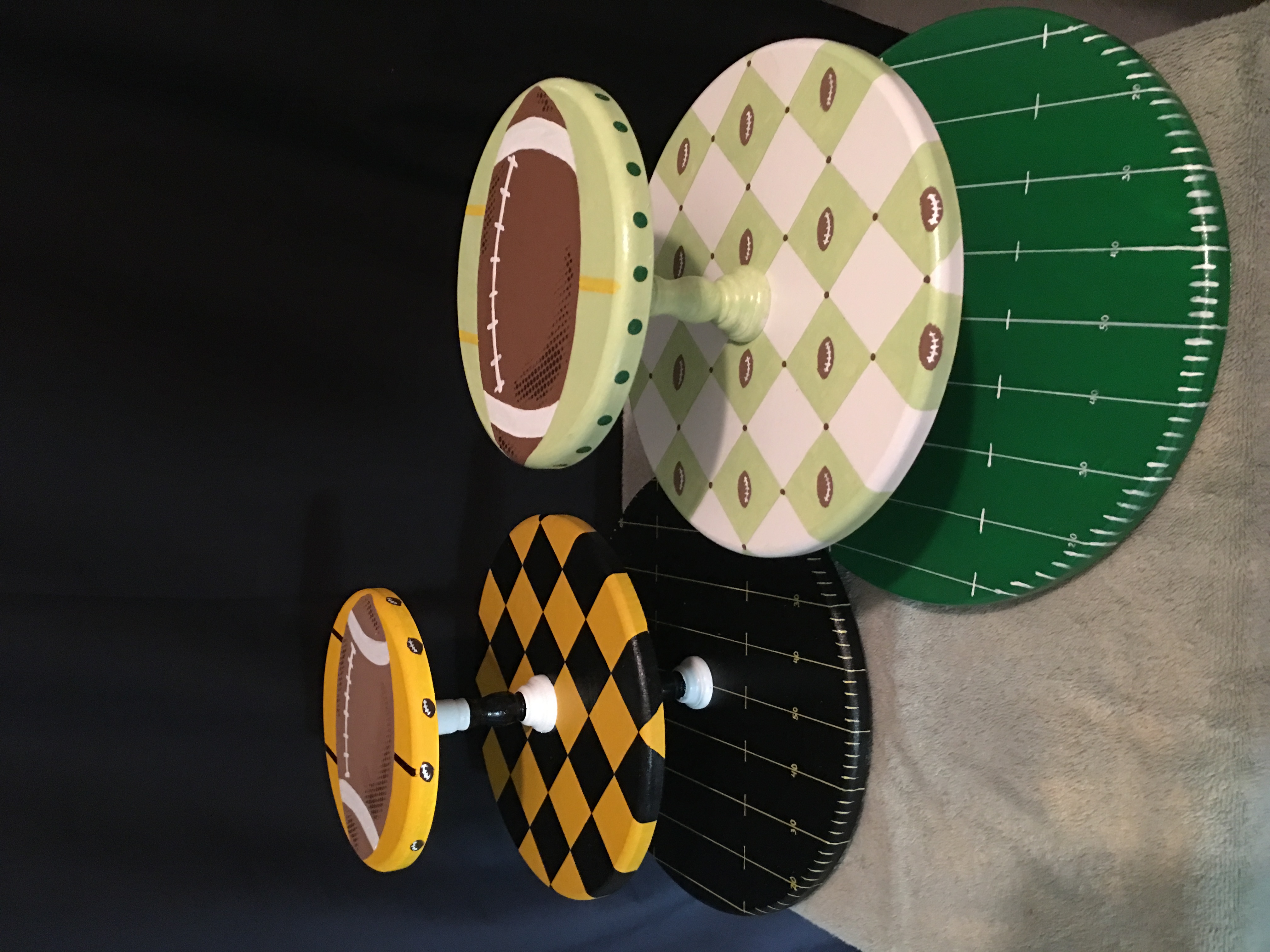 Football game day tray