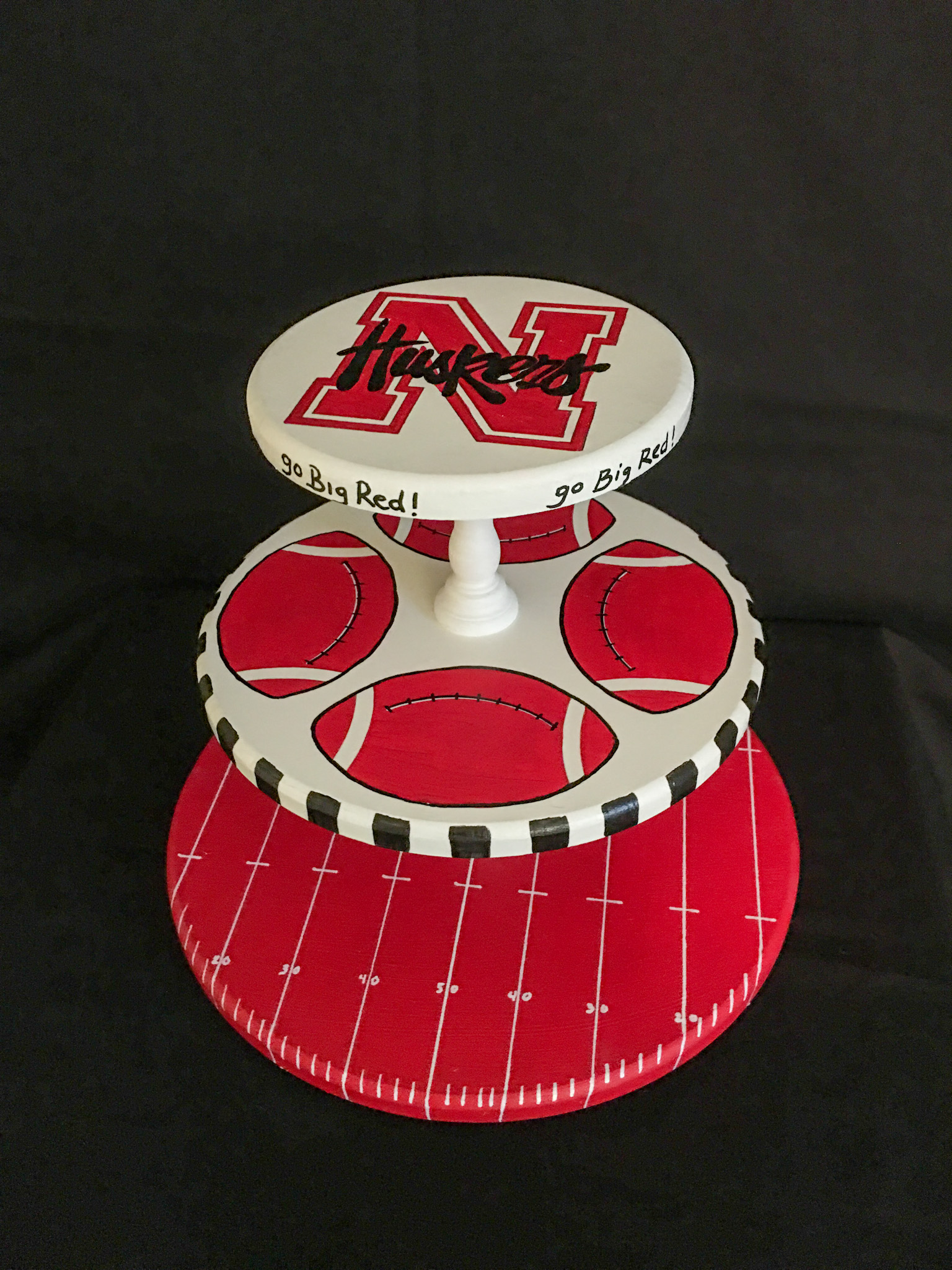 Football game day tray