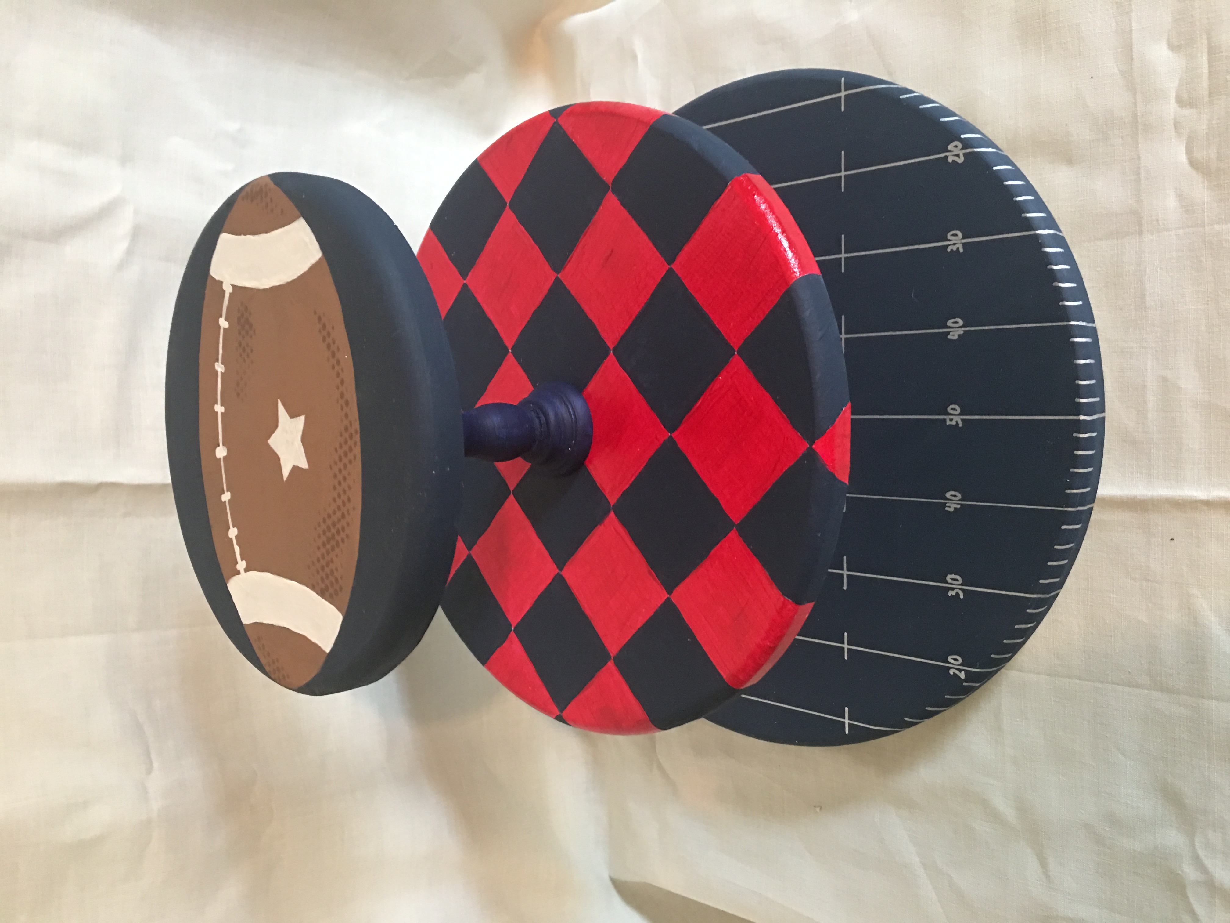 Football game day tray