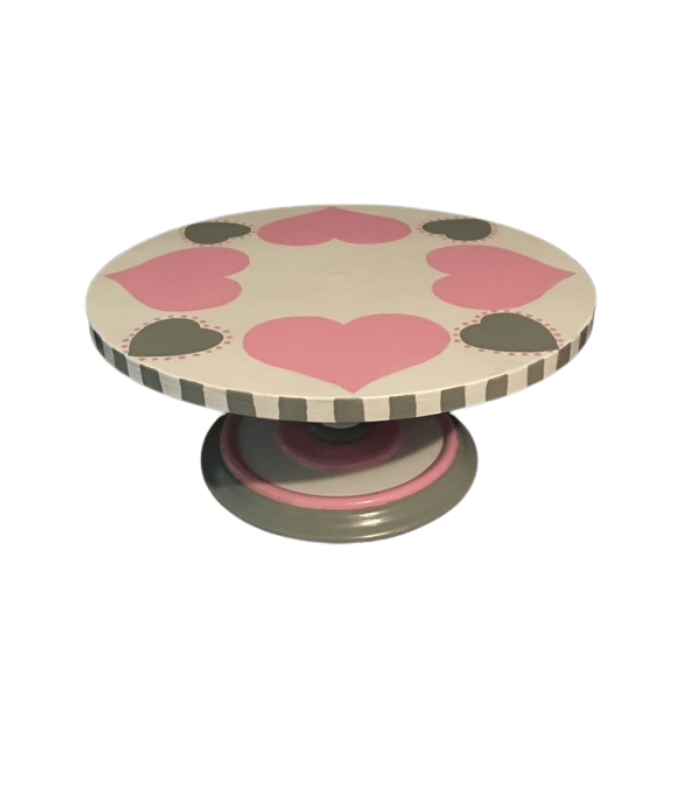 Heart Motif Cake Stand