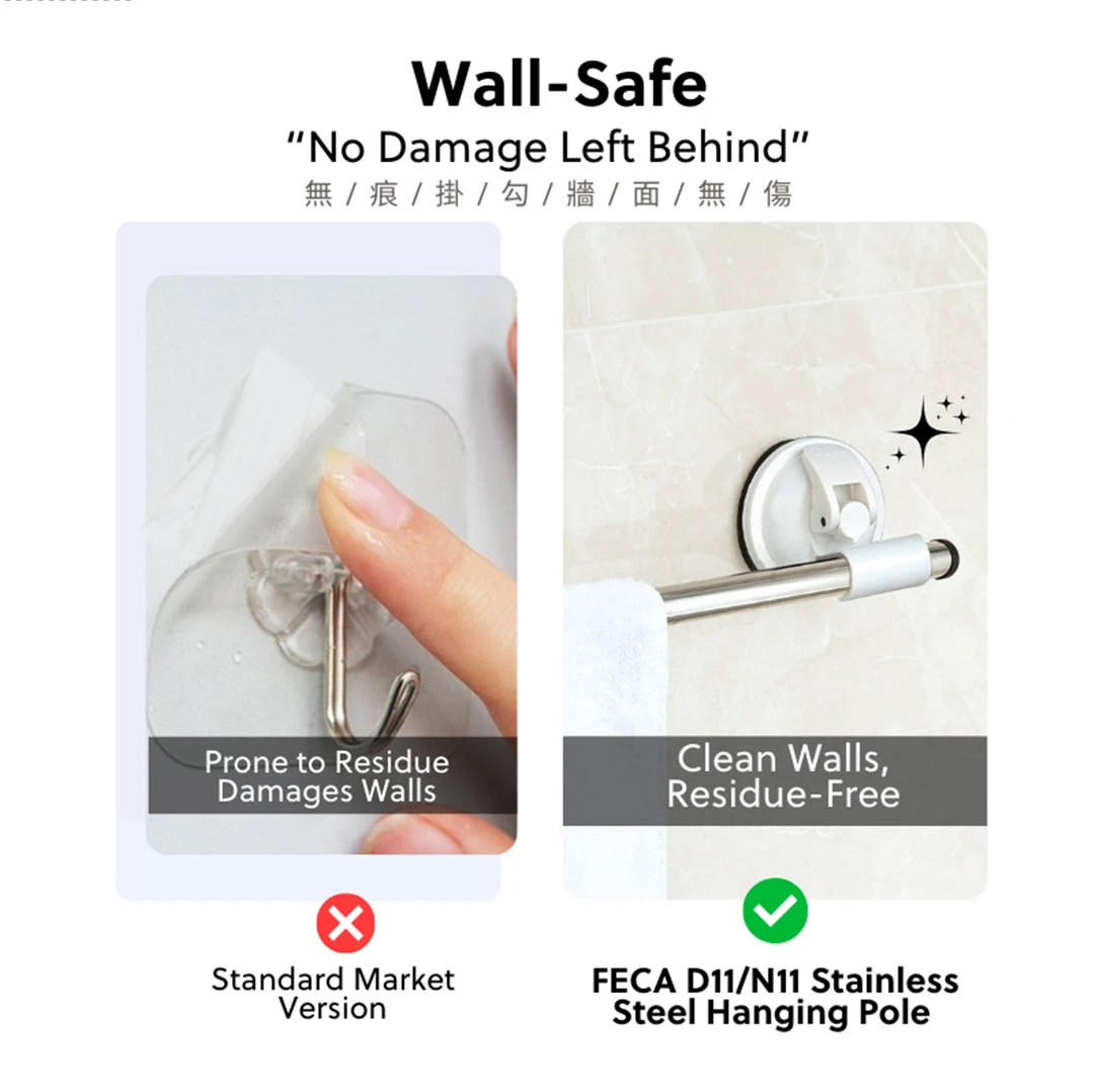 FECA D11/N11 Stainless Steel Hanging Pole