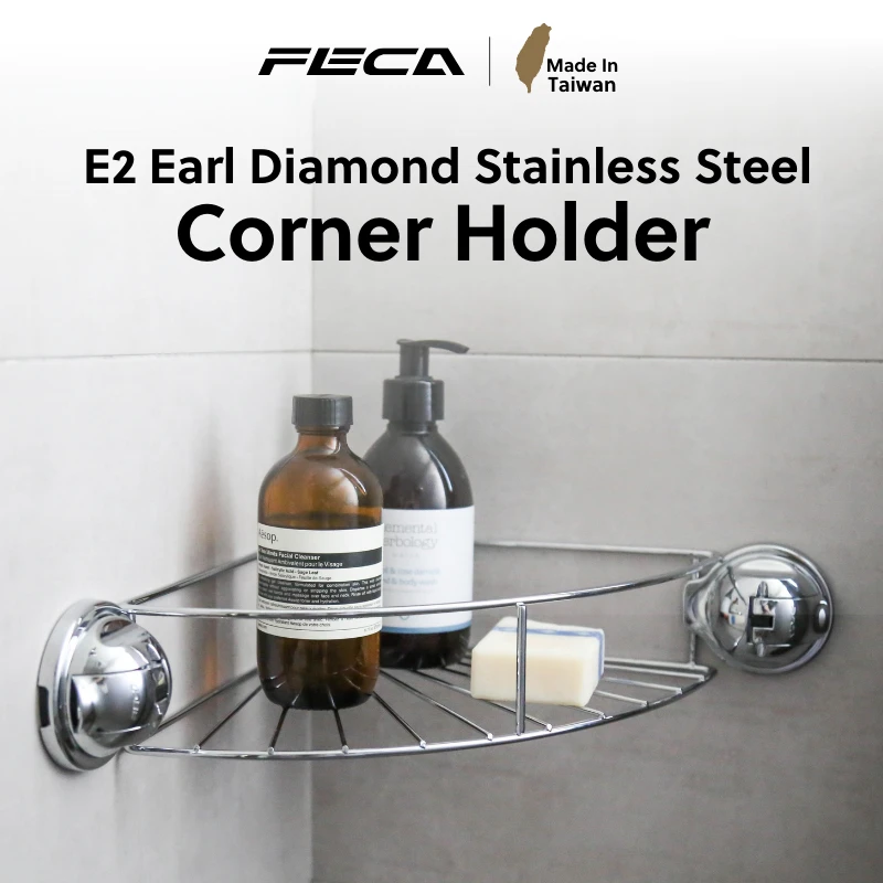FECA E2 Earl Diamond Stainless Steel Corner Holder