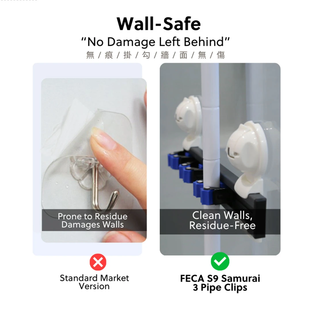 FECA S9 Samurai 3 Pipe Clips