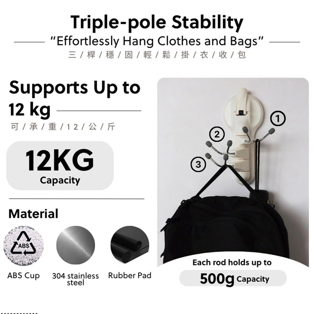 FECA S27 Samurai Swivel 6 Hooks