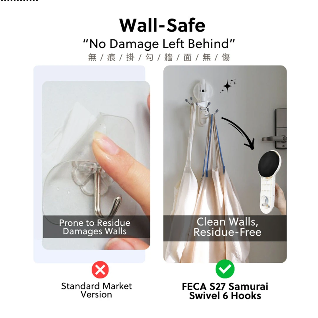 FECA S27 Samurai Swivel 6 Hooks