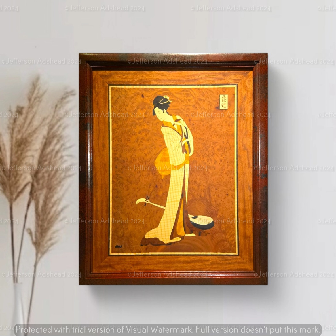 Large Marquetry Art