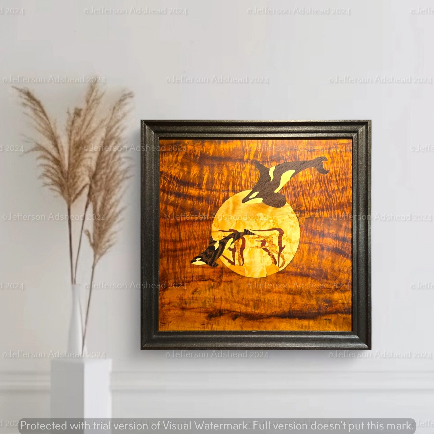 Mid-size Marquetry Art