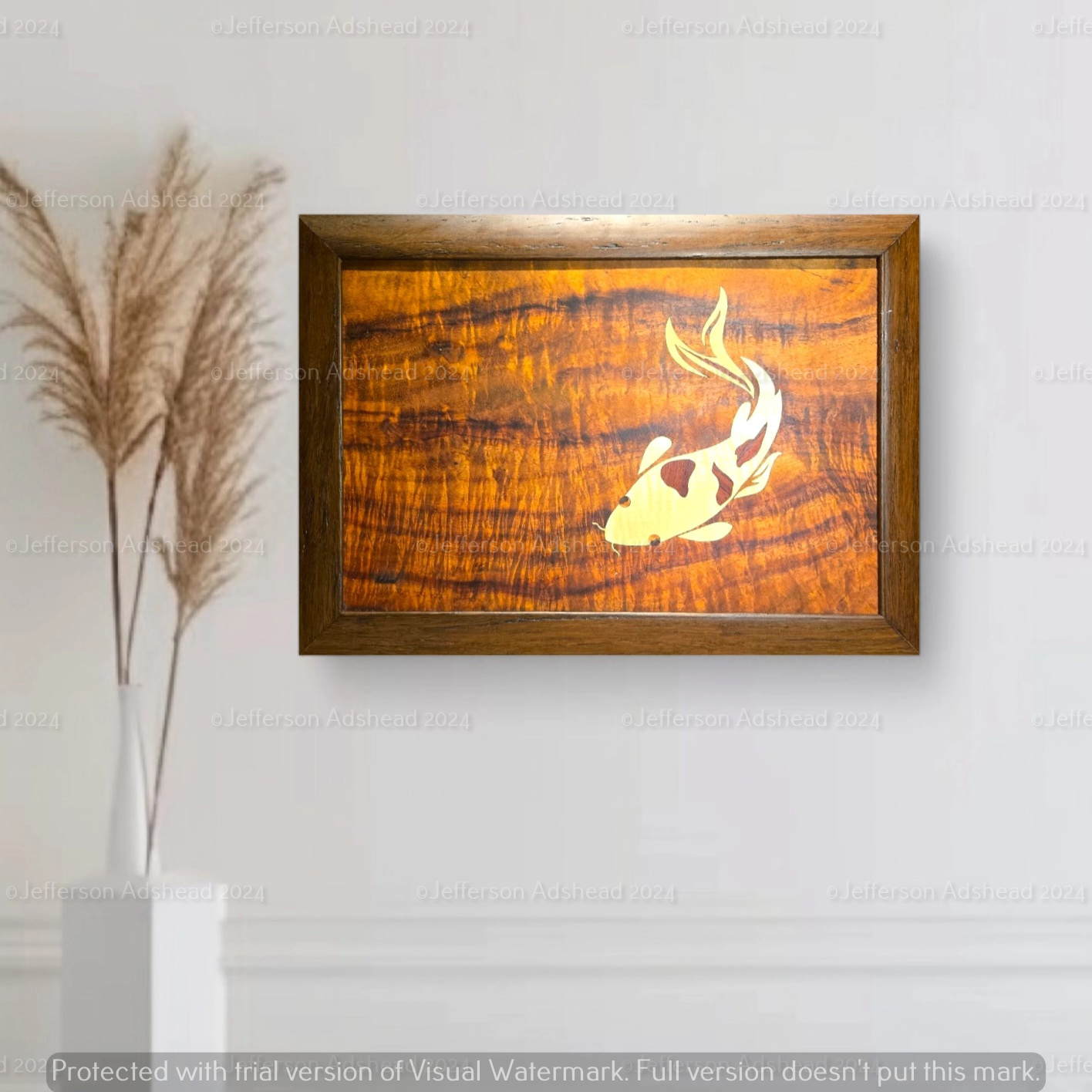 Mid-size Marquetry Art